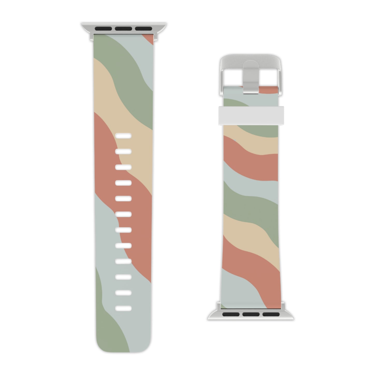 Earthy Retro Waves Apple Band