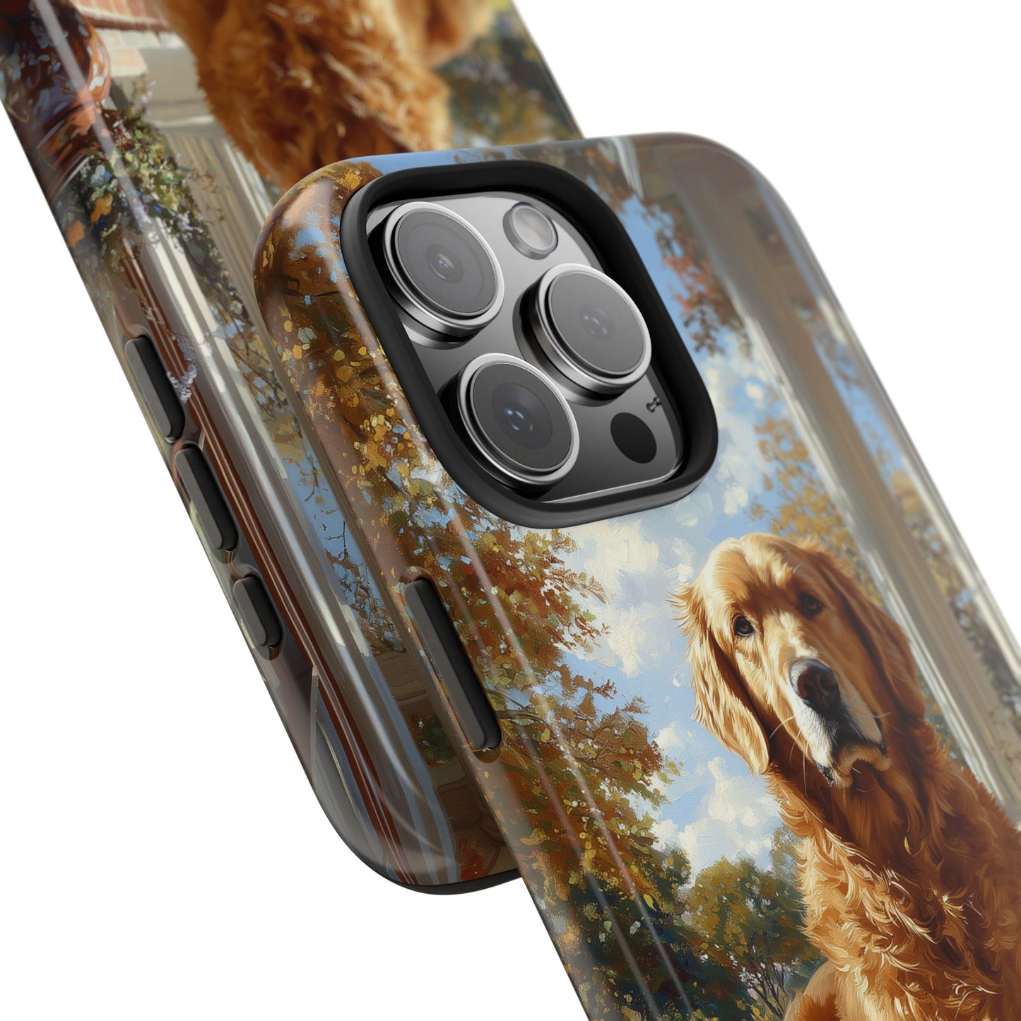 Golden Retriever Autumn Serenity - iPhone Series Case