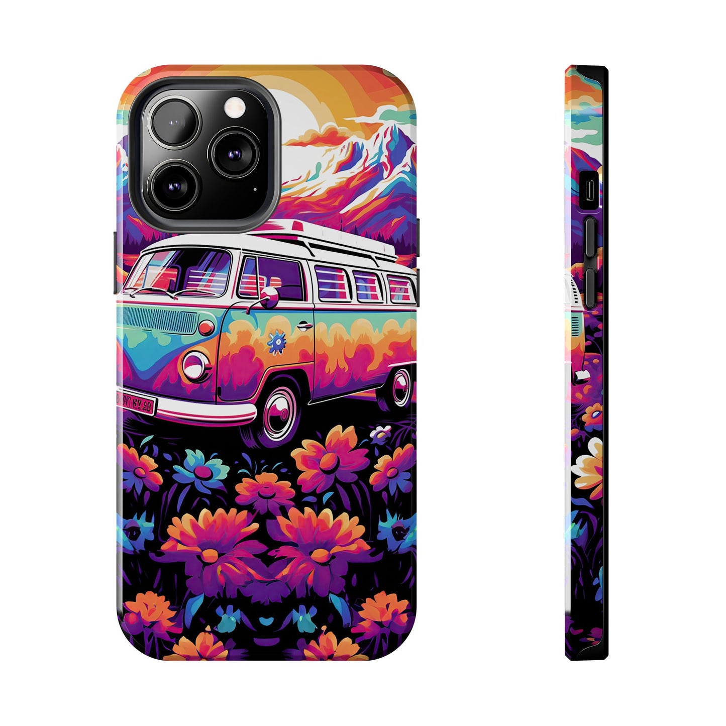 Groovy Floral Sunset Van – iPhone Series Case
