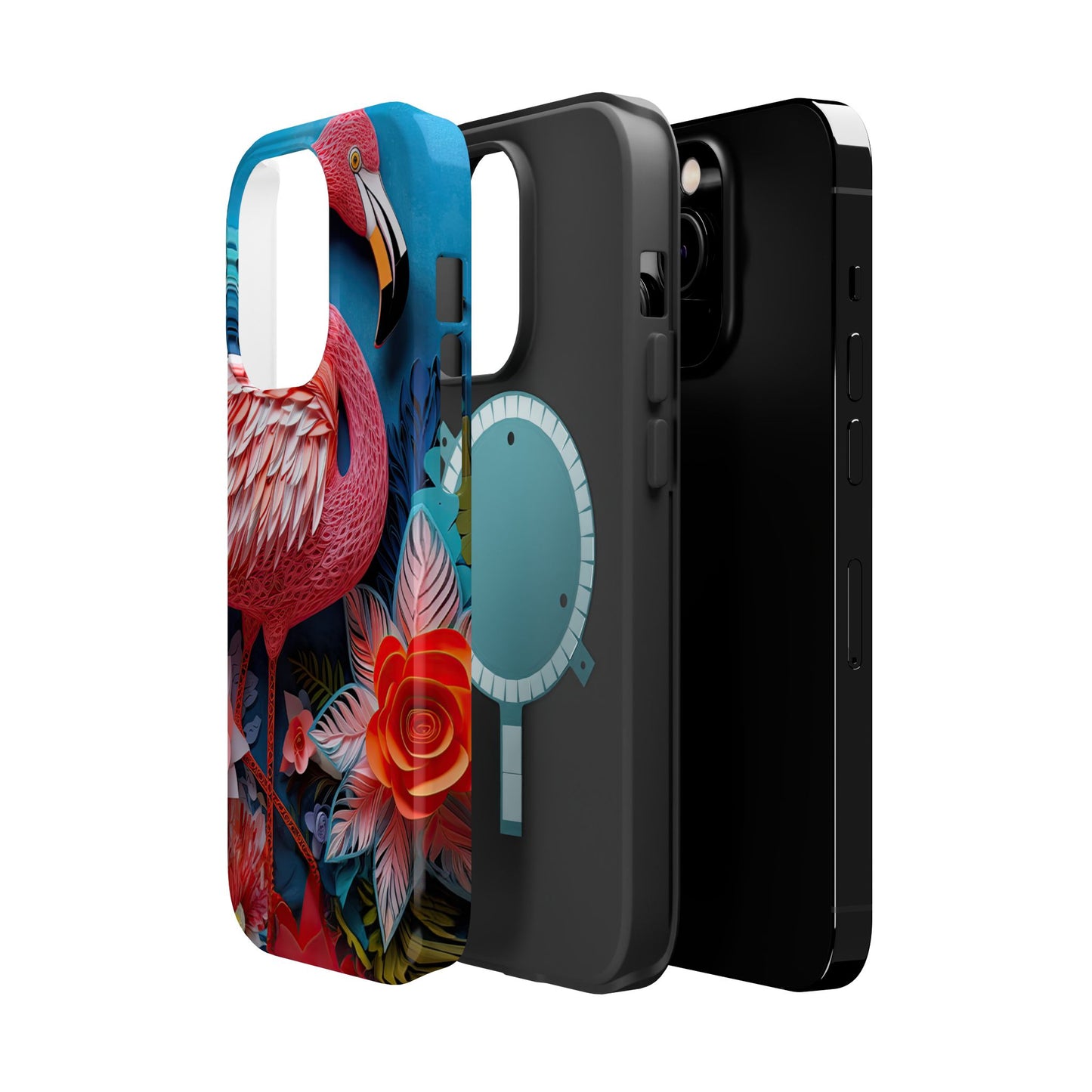 Flamingo Dreams – Bold Tropical MagSafe iPhone Case
