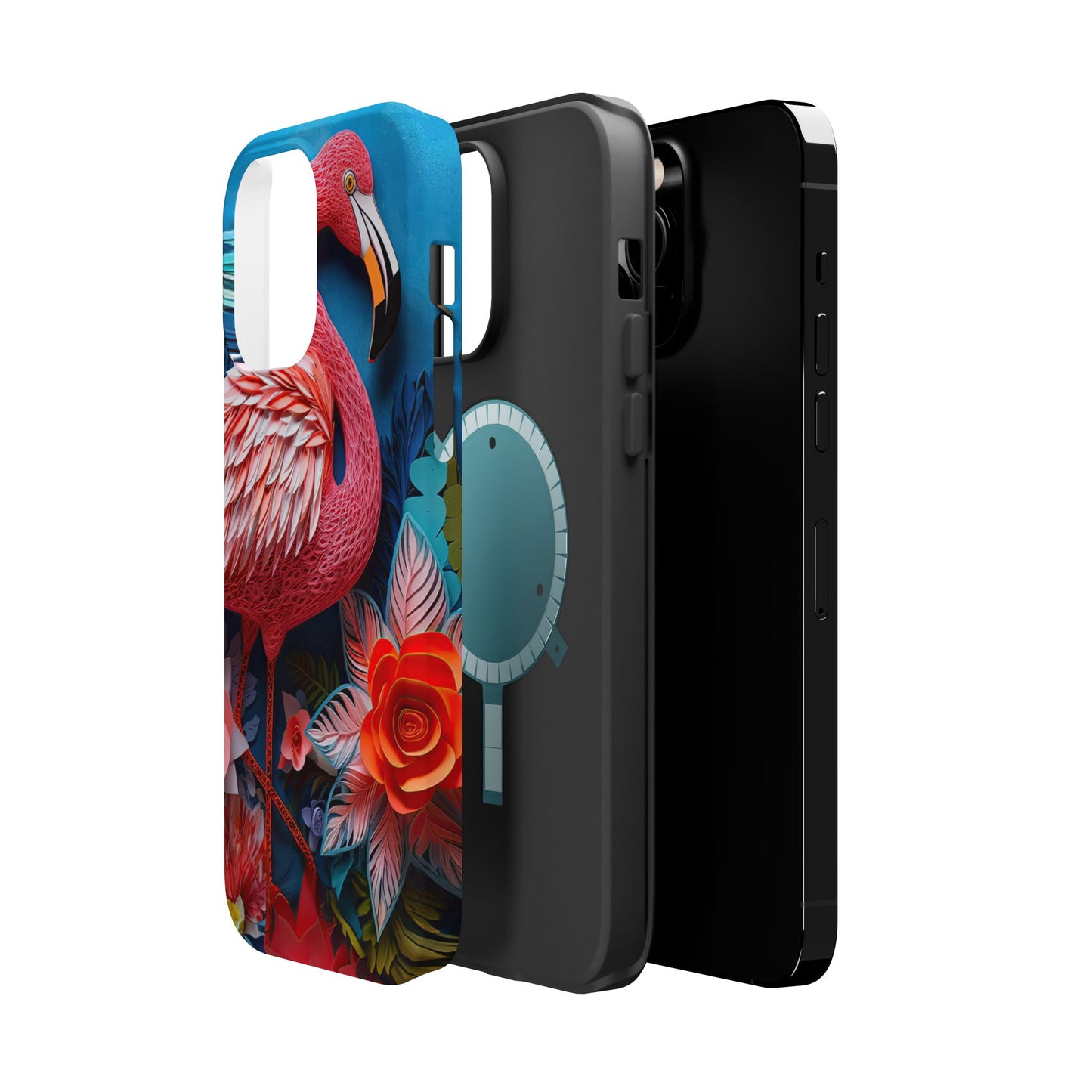 Flamingo Dreams – Bold Tropical MagSafe iPhone Case