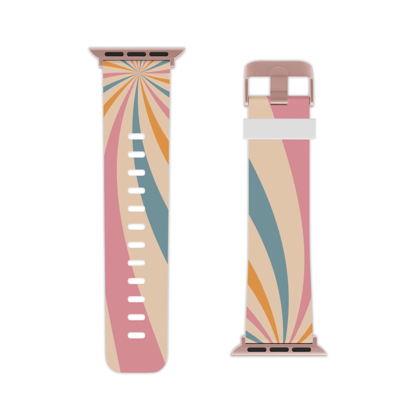 Retro Swirl Pattern Apple Band