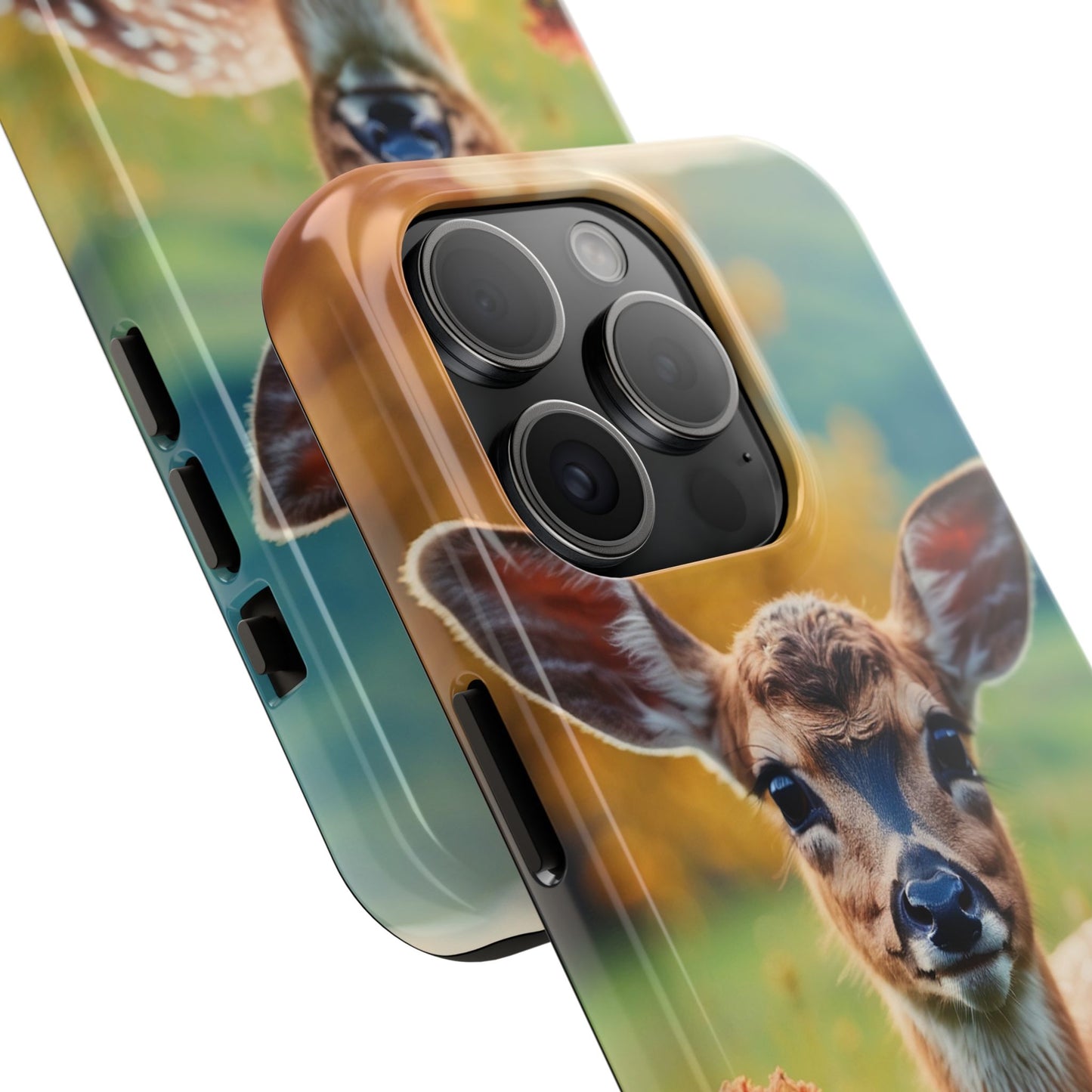 Golden Meadow Fawn iPhone Case