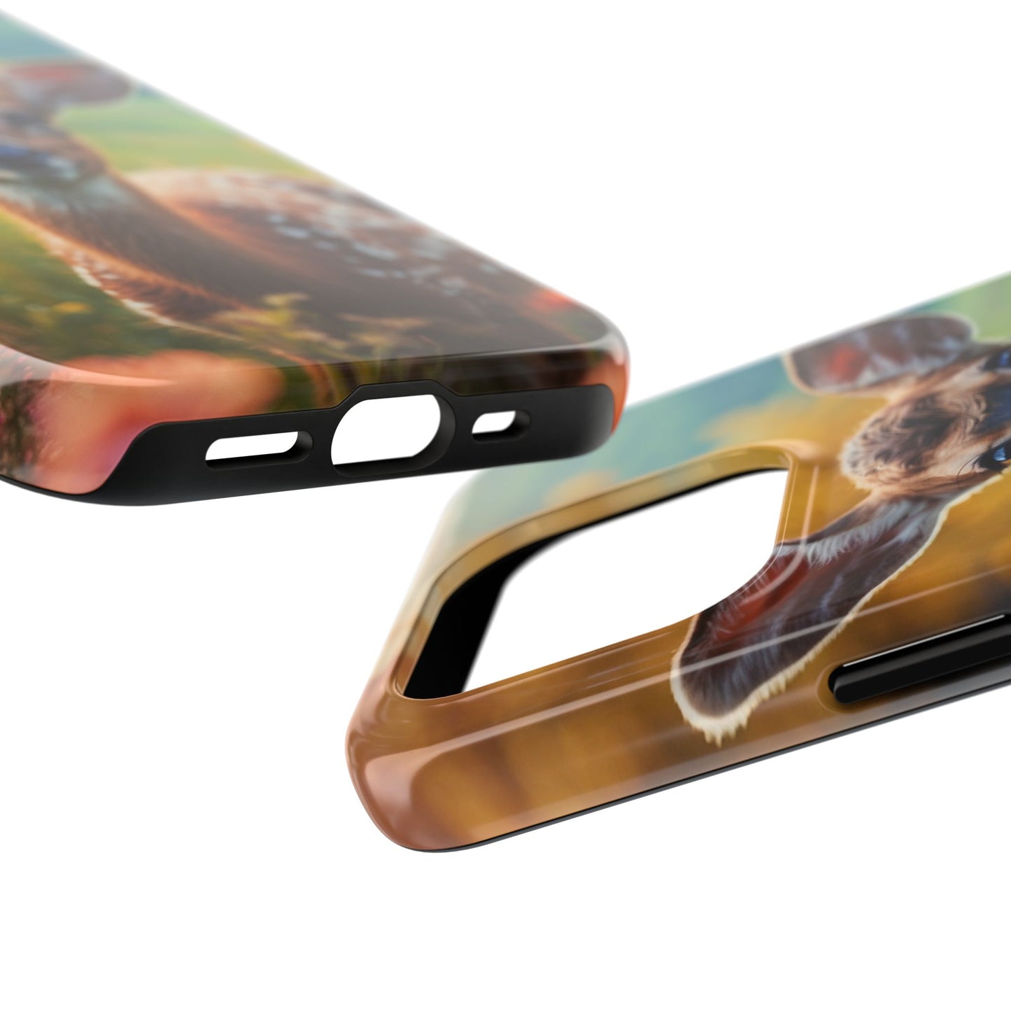Golden Meadow Fawn iPhone Case