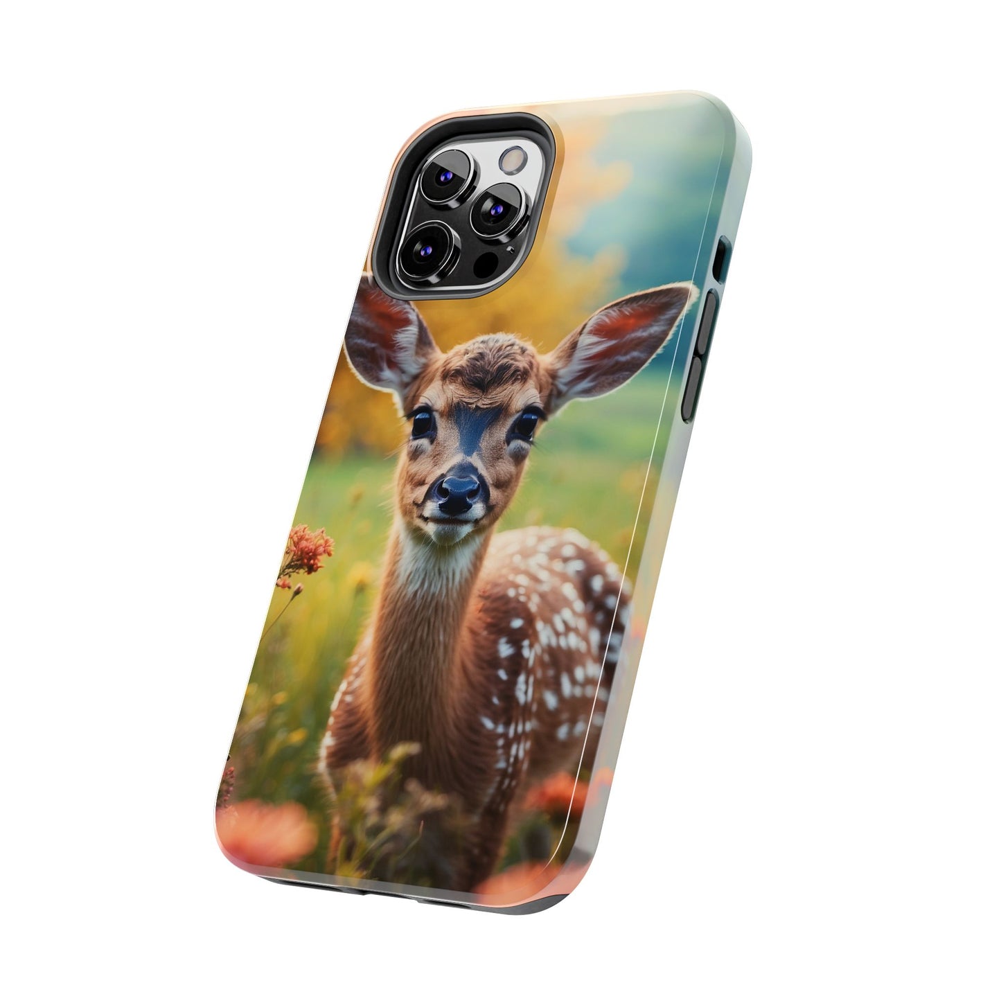 Golden Meadow Fawn iPhone Case