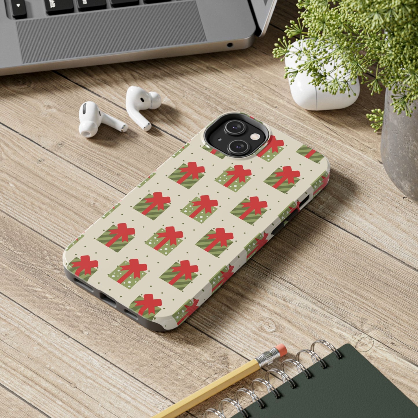 Festive Gift Wrap Pattern - iPhone Series Case