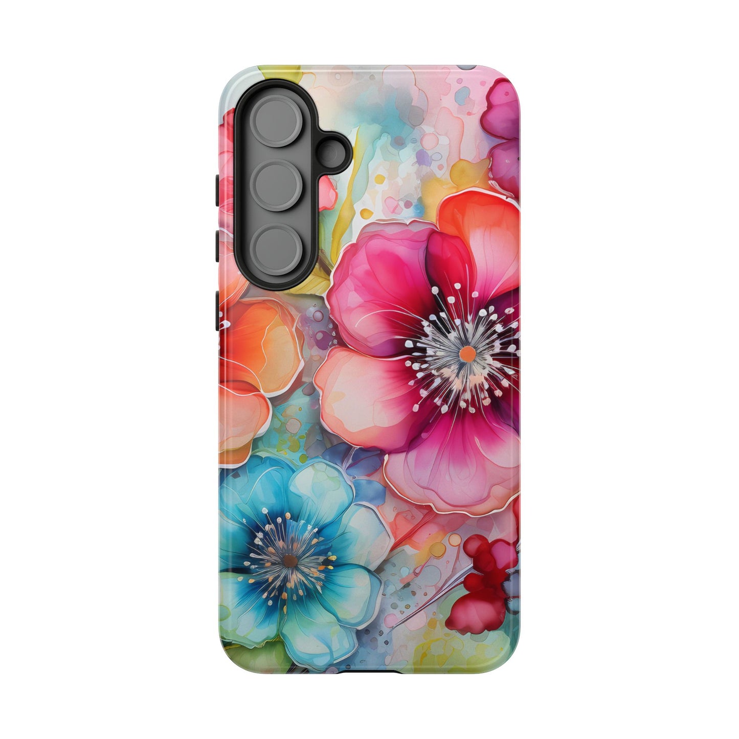 Vibrant Watercolor Floral Garden - Samsung Galaxy Series Case