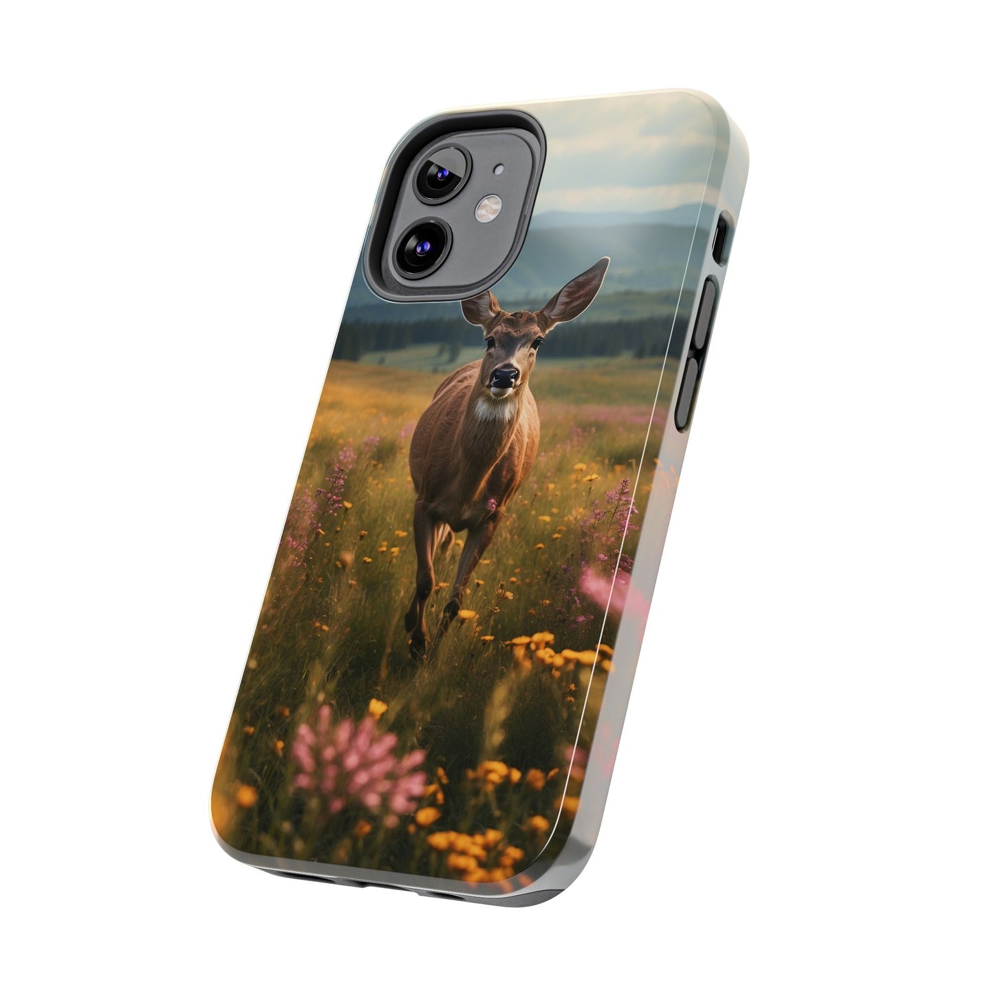 Rustic Meadow Deer – iPhone Case