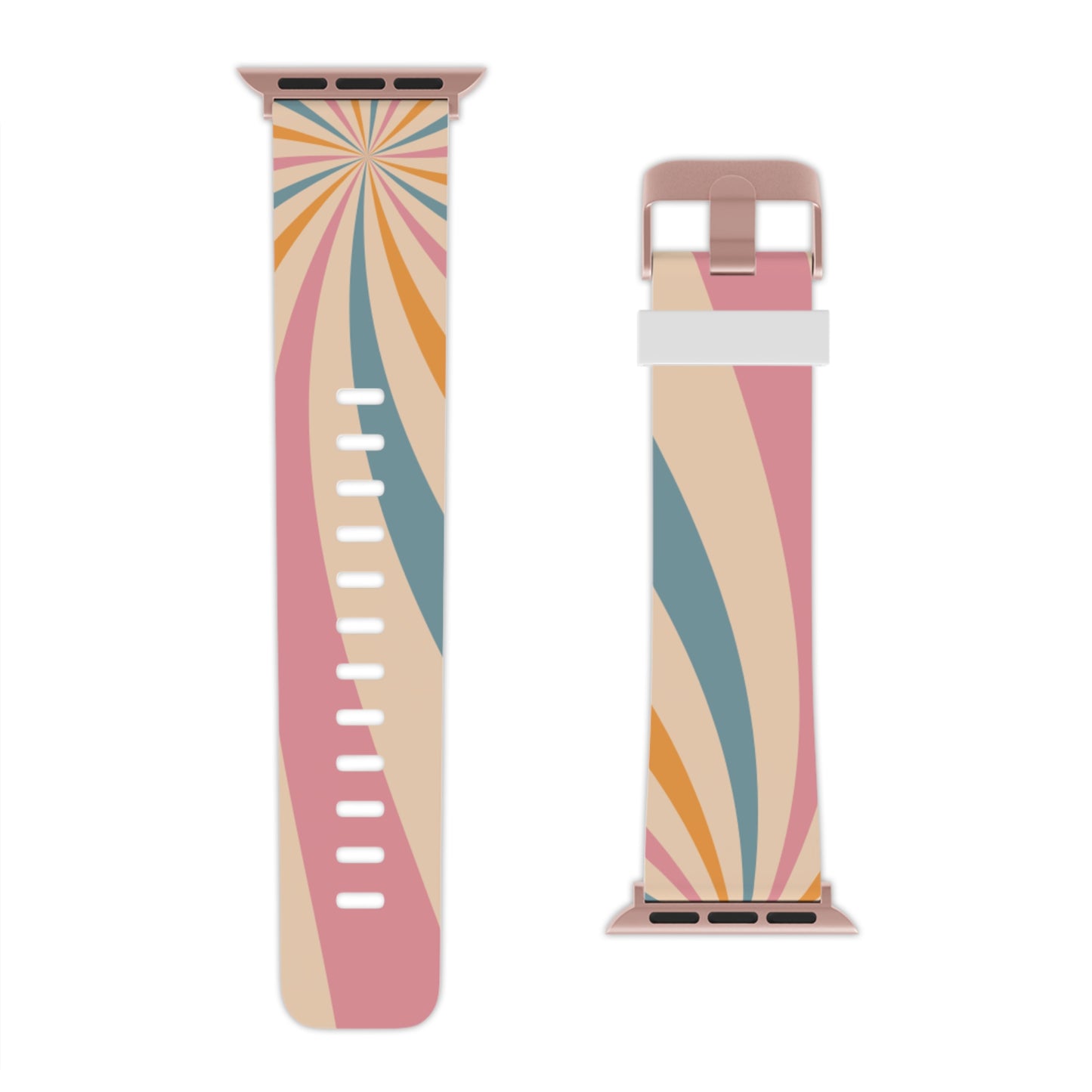 Retro Swirl Pattern Apple Band