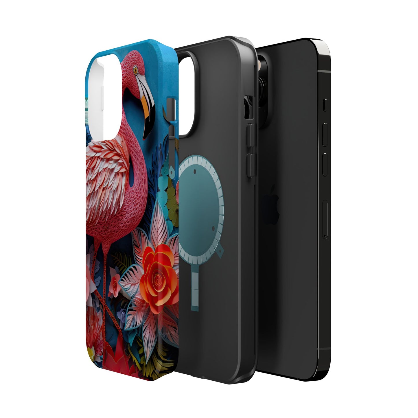 Flamingo Dreams – Bold Tropical MagSafe iPhone Case