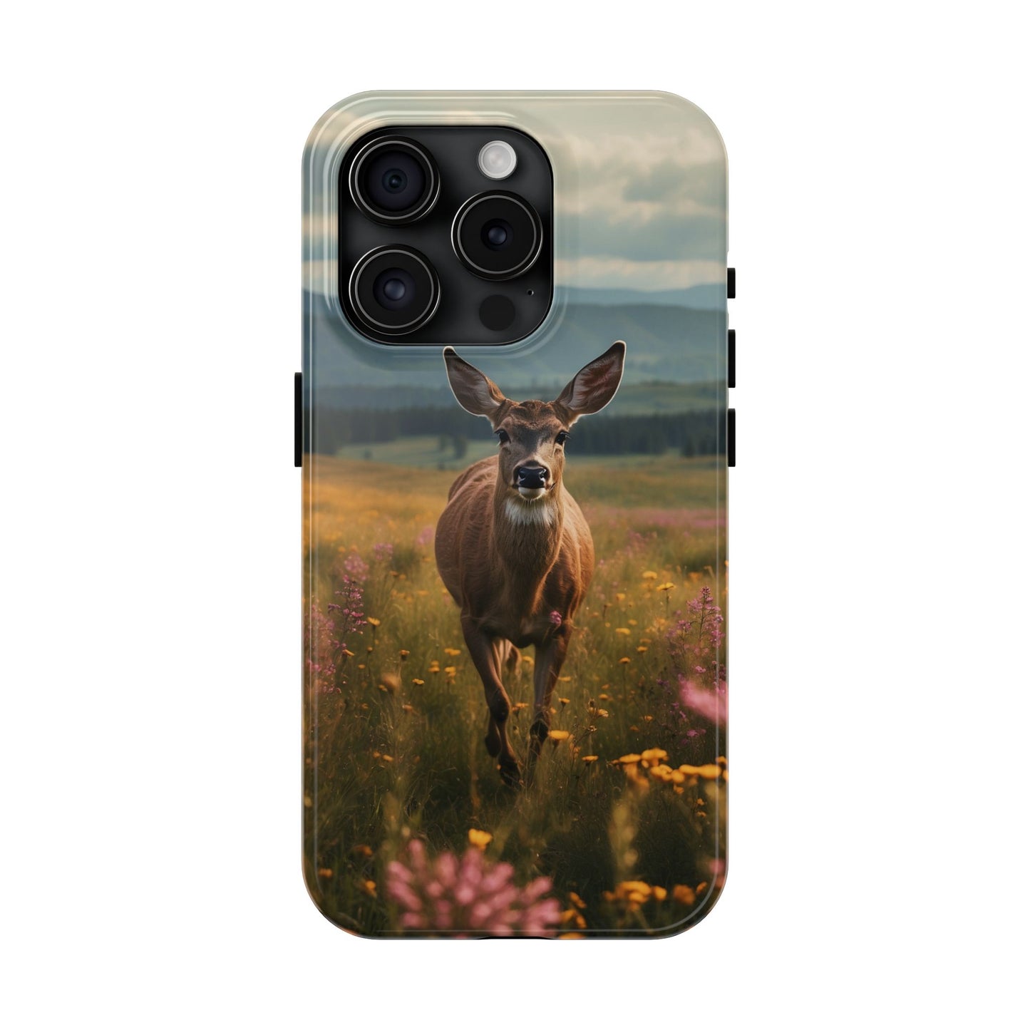 Rustic Meadow Deer – iPhone Case
