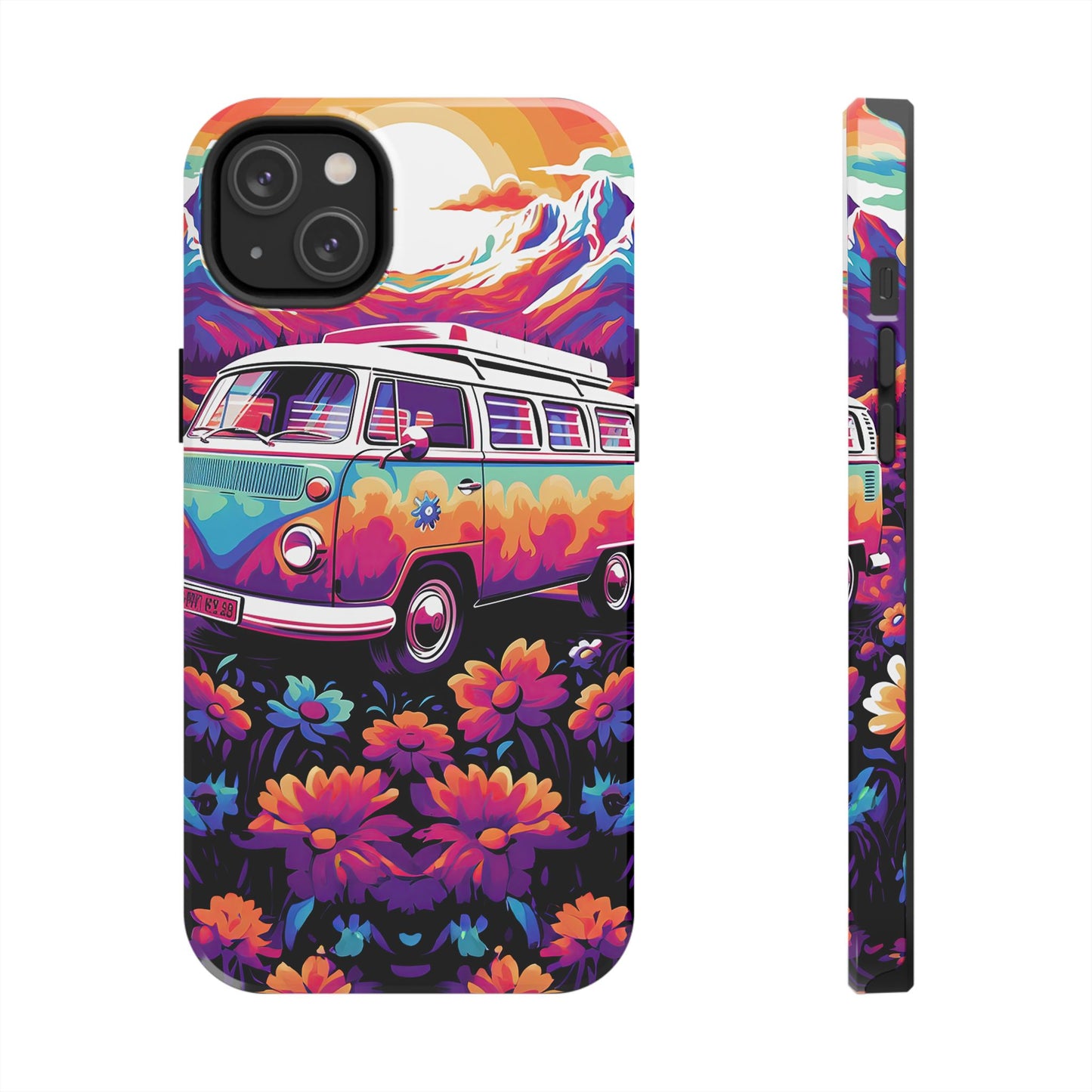 Groovy Floral Sunset Van – iPhone Series Case
