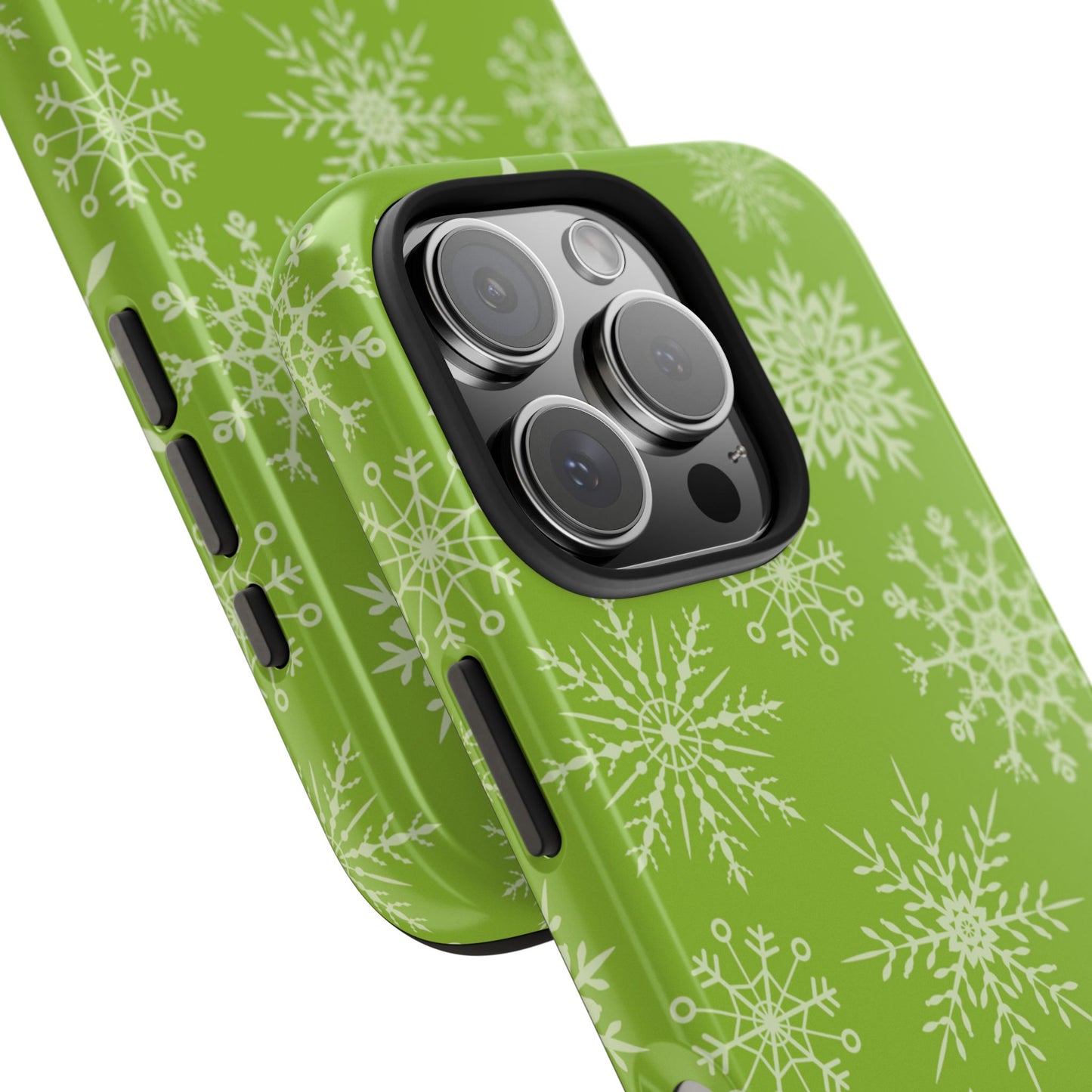 Green Snowflake Pattern – iPhone Series Case