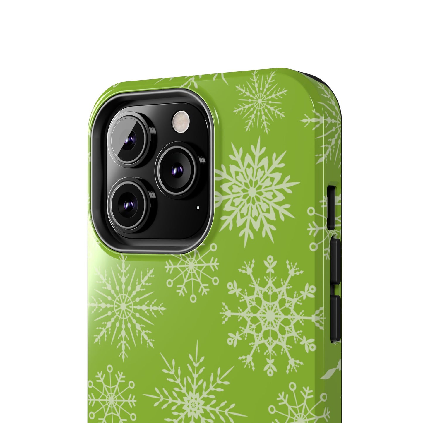 Green Snowflake Pattern – iPhone Series Case