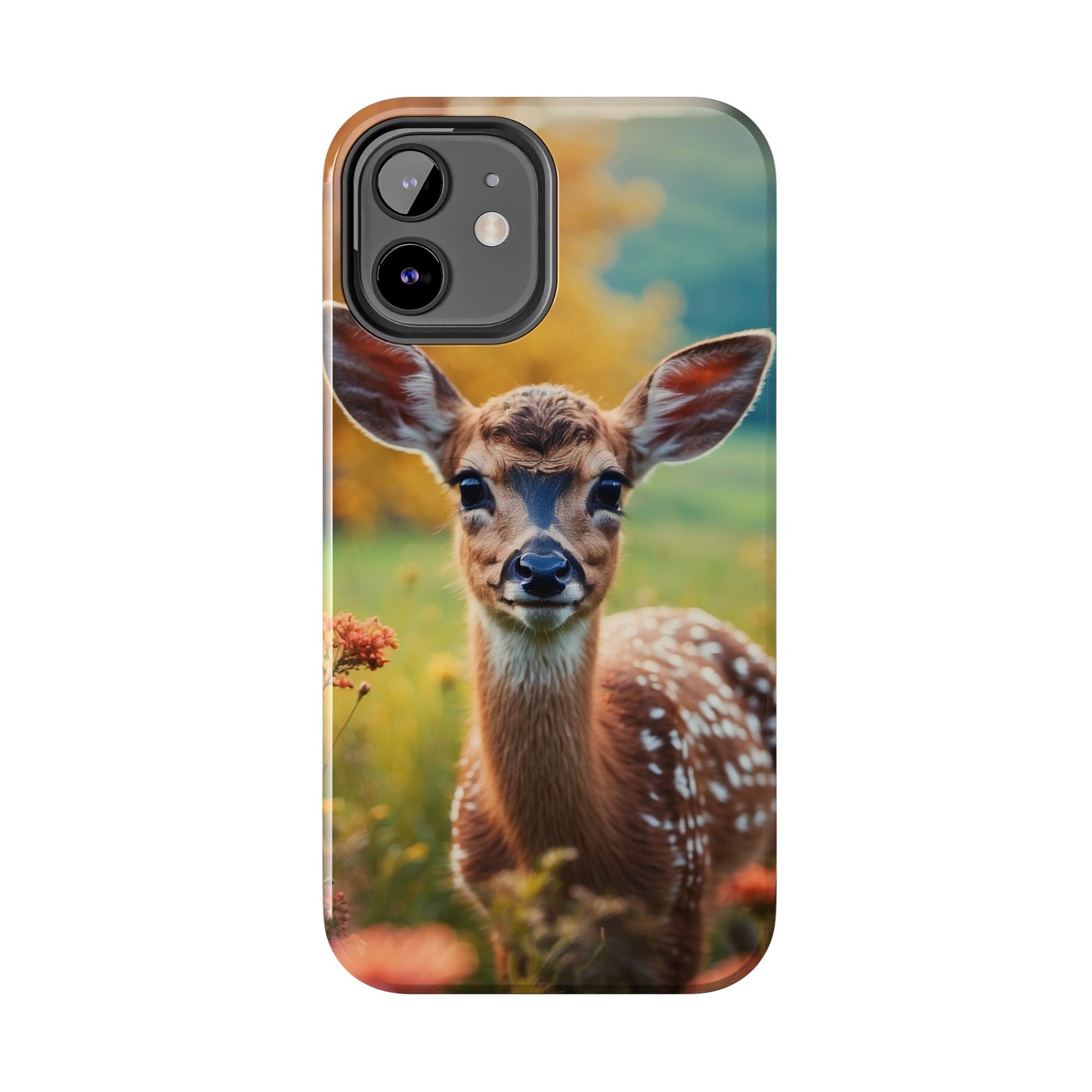 Golden Meadow Fawn iPhone Case