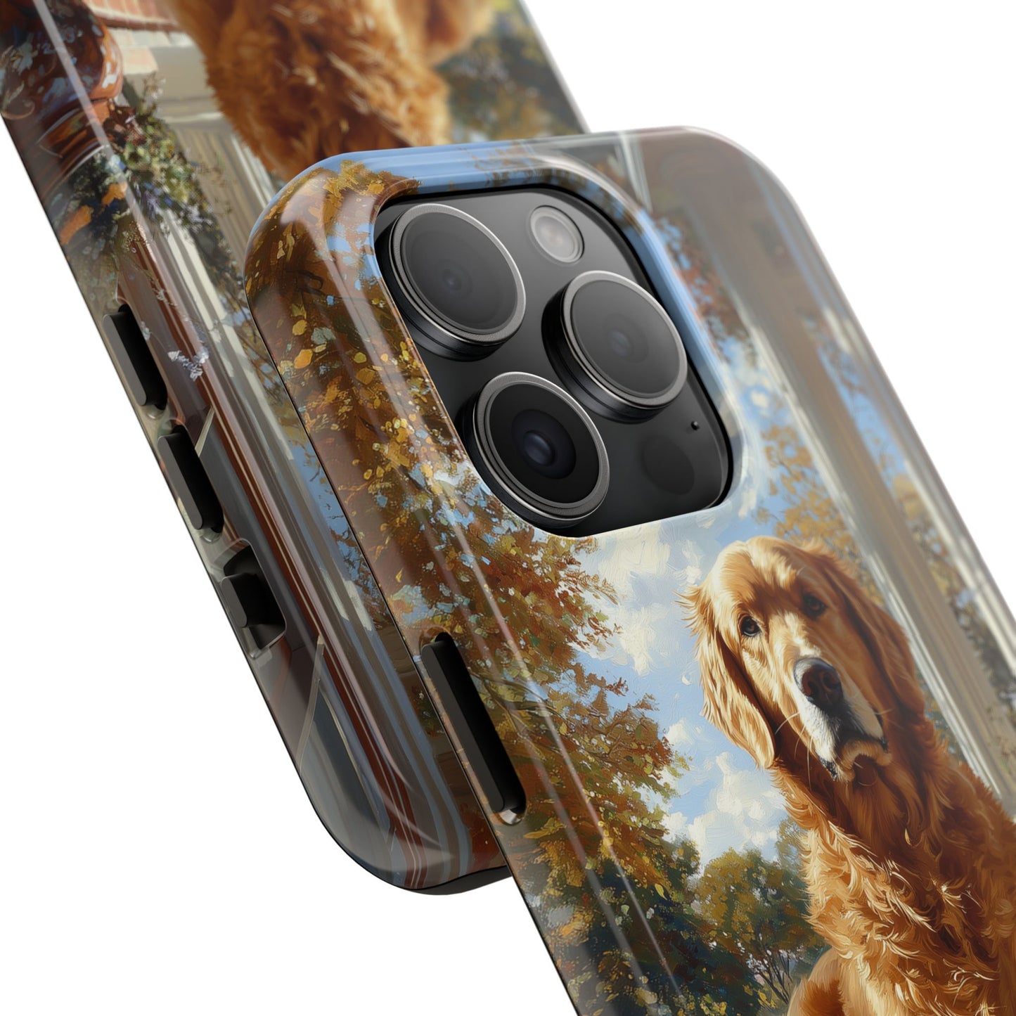 Golden Retriever Autumn Serenity - iPhone Series Case