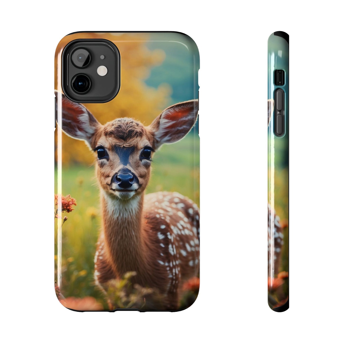 Golden Meadow Fawn iPhone Case