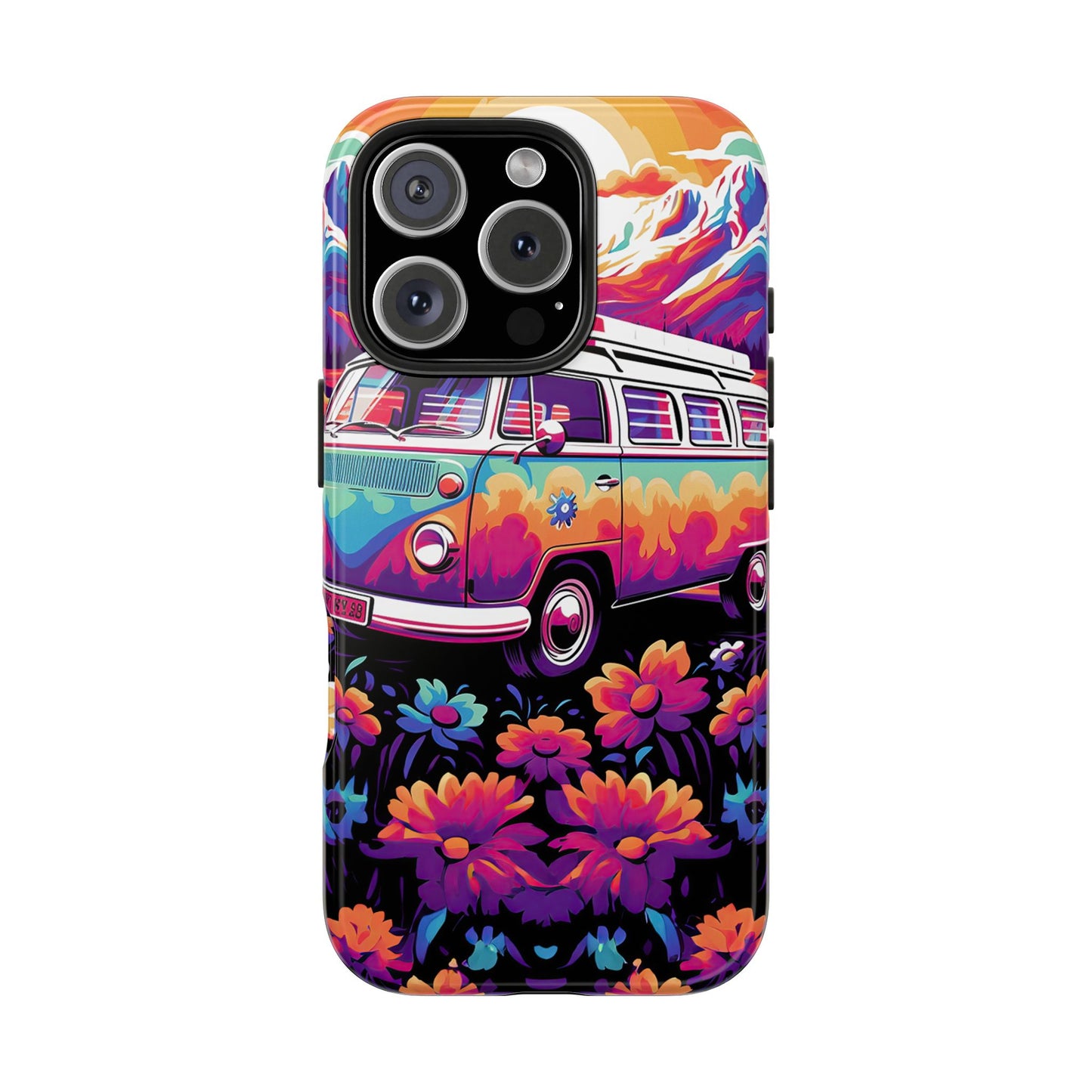 Groovy Floral Sunset Van – iPhone Series Case