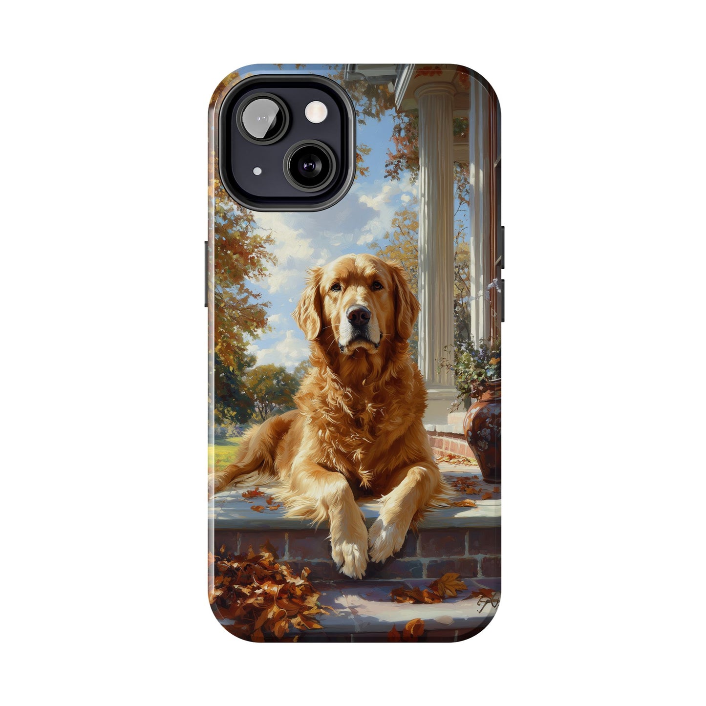 Golden Retriever Autumn Serenity - iPhone Series Case