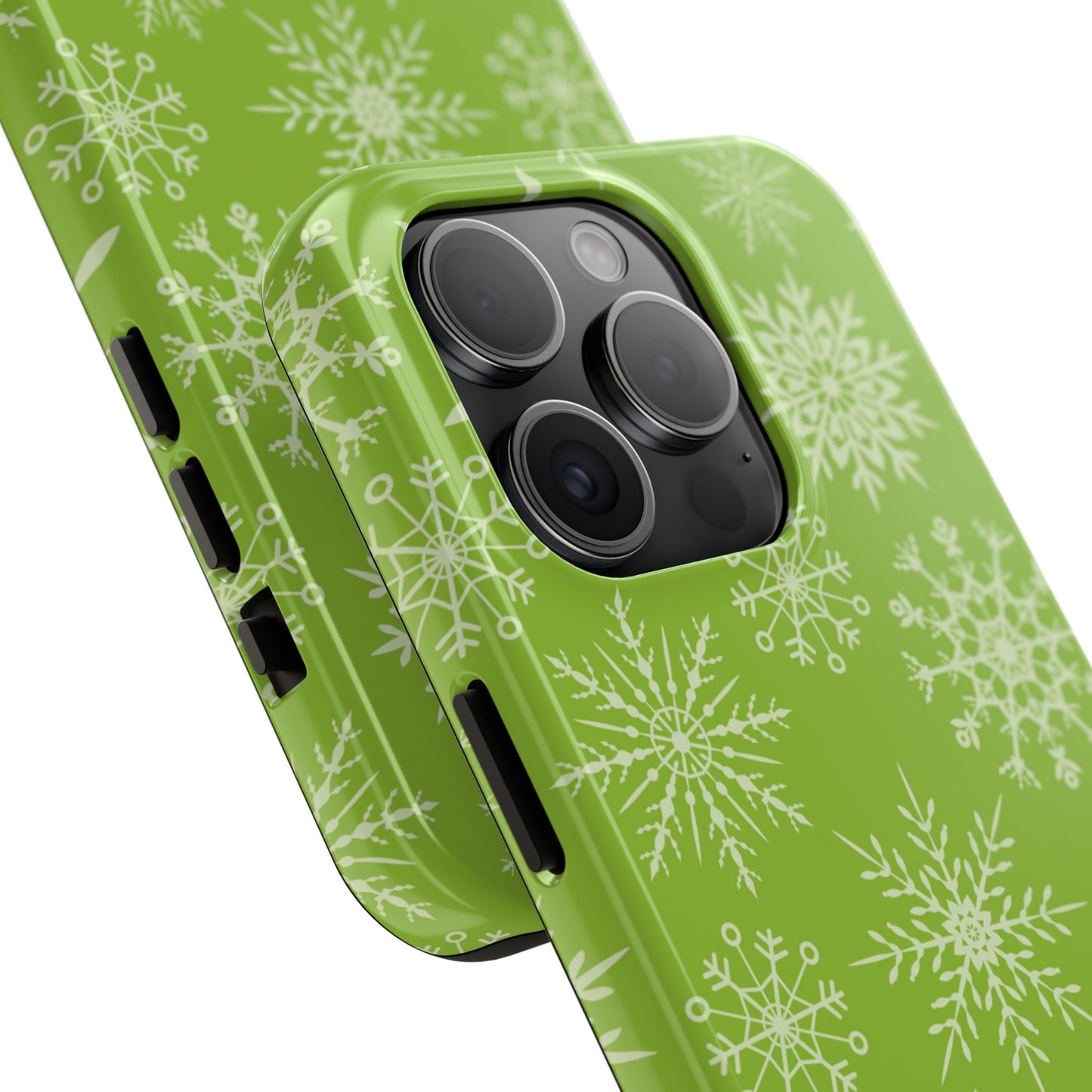 Green Snowflake Pattern – iPhone Series Case