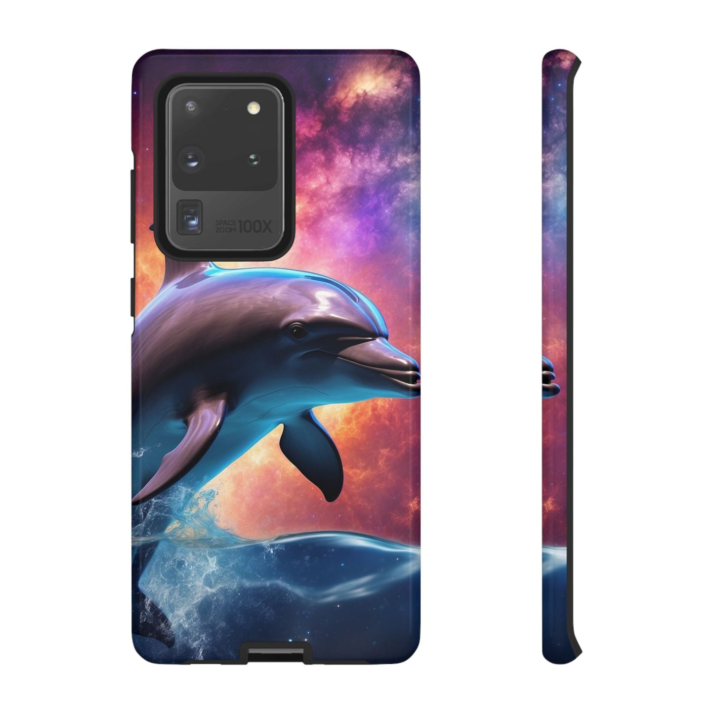 Cosmic Dolphin Galaxy Art - Samsung Galaxy Case