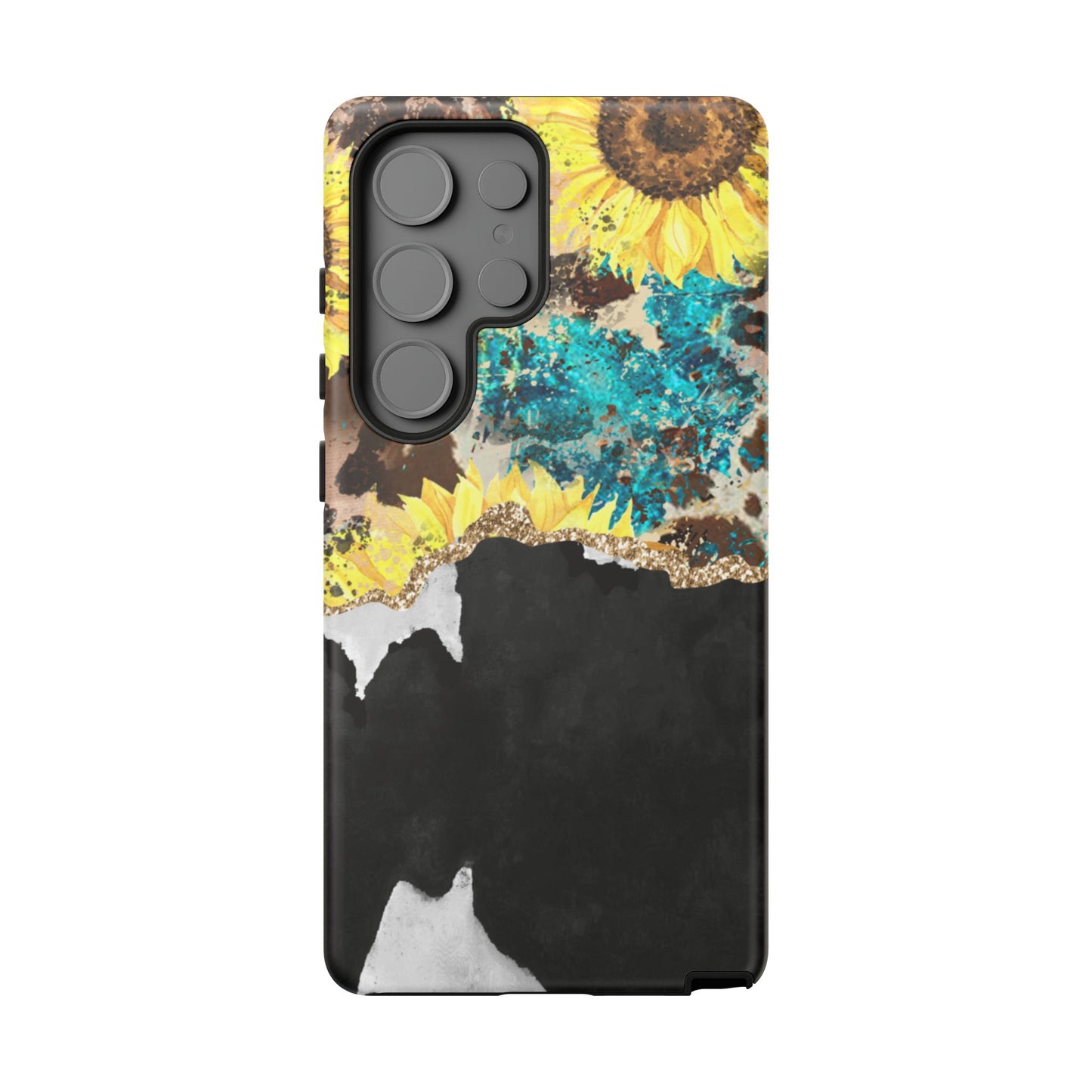 Rustic Sunflower Leopard Glam - Samsung Galaxy Series Case