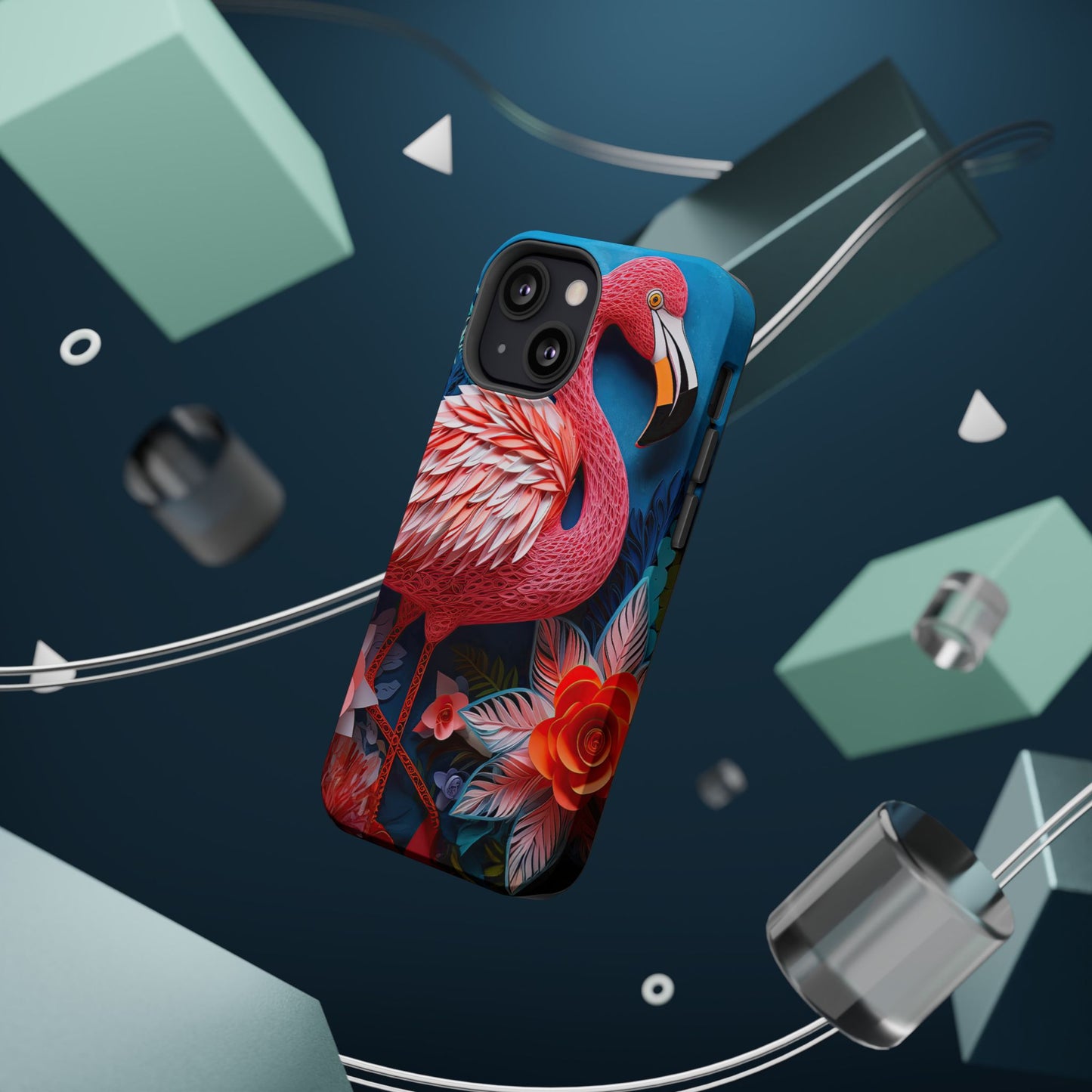 Flamingo Dreams – Bold Tropical MagSafe iPhone Case