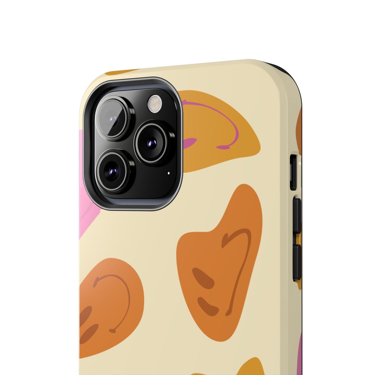 Retro Smiley Faces iPhone Case – Shockproof, Matte Finish, Dual-Layer Protection