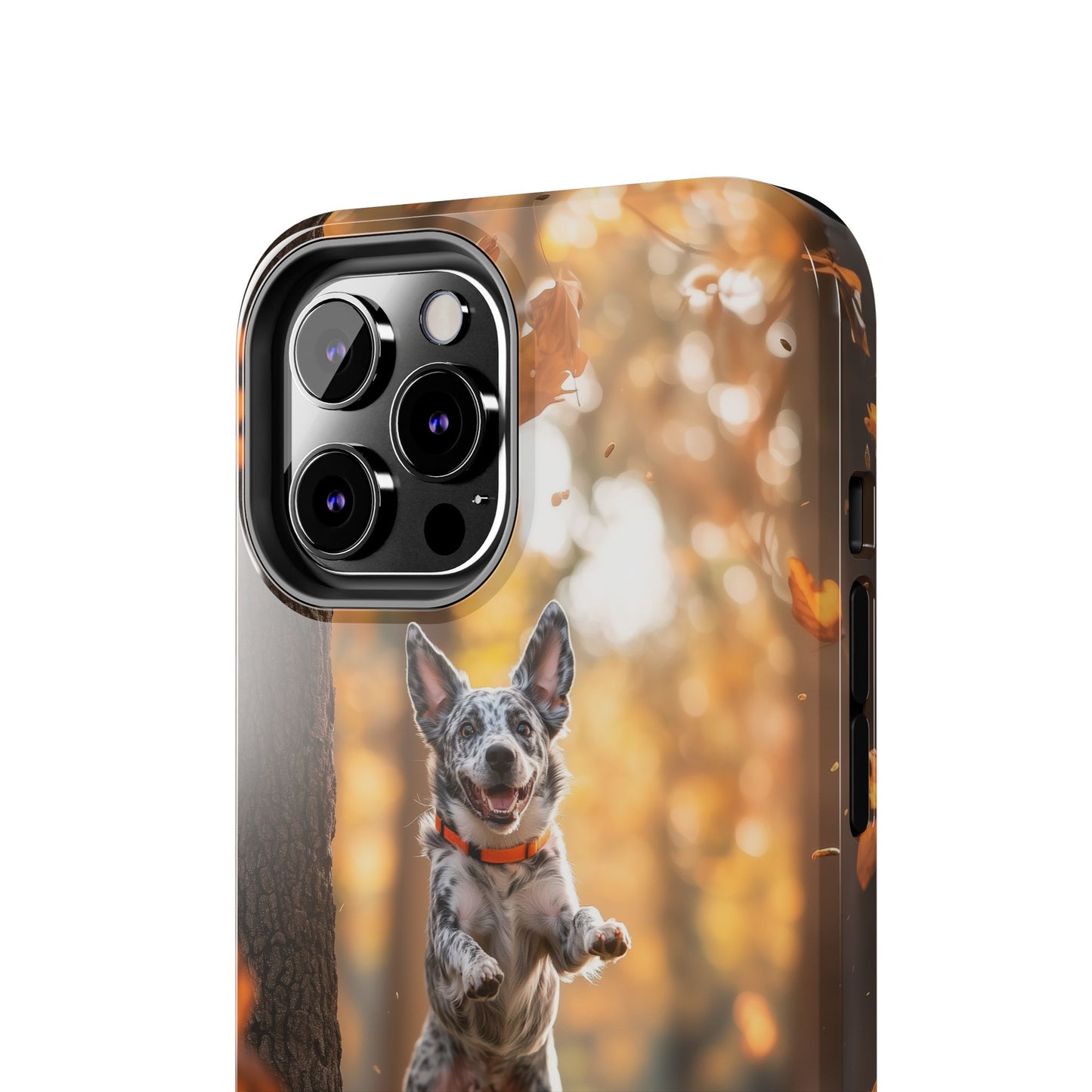 Energetic Blue Heeler Forest Pup Phone Case – Durable Outdoor-Inspired Design
