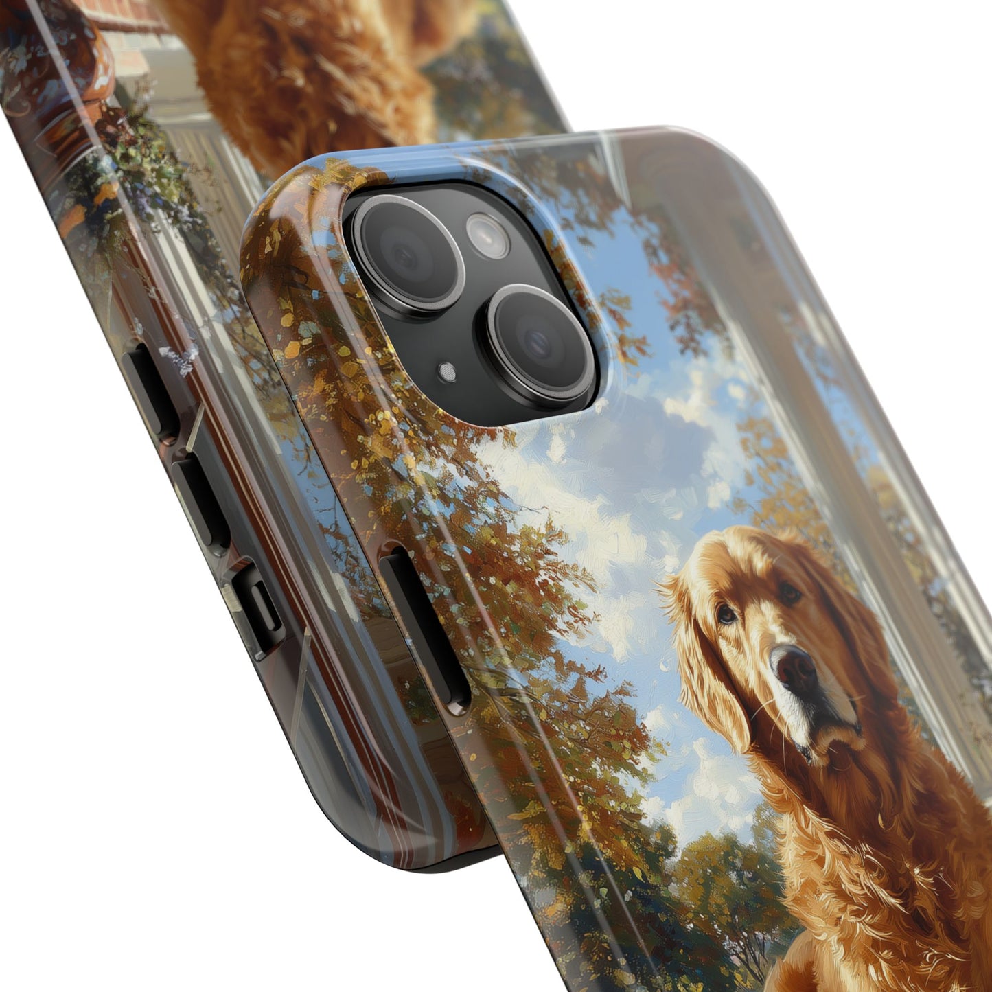 Golden Retriever Autumn Serenity - iPhone Series Case