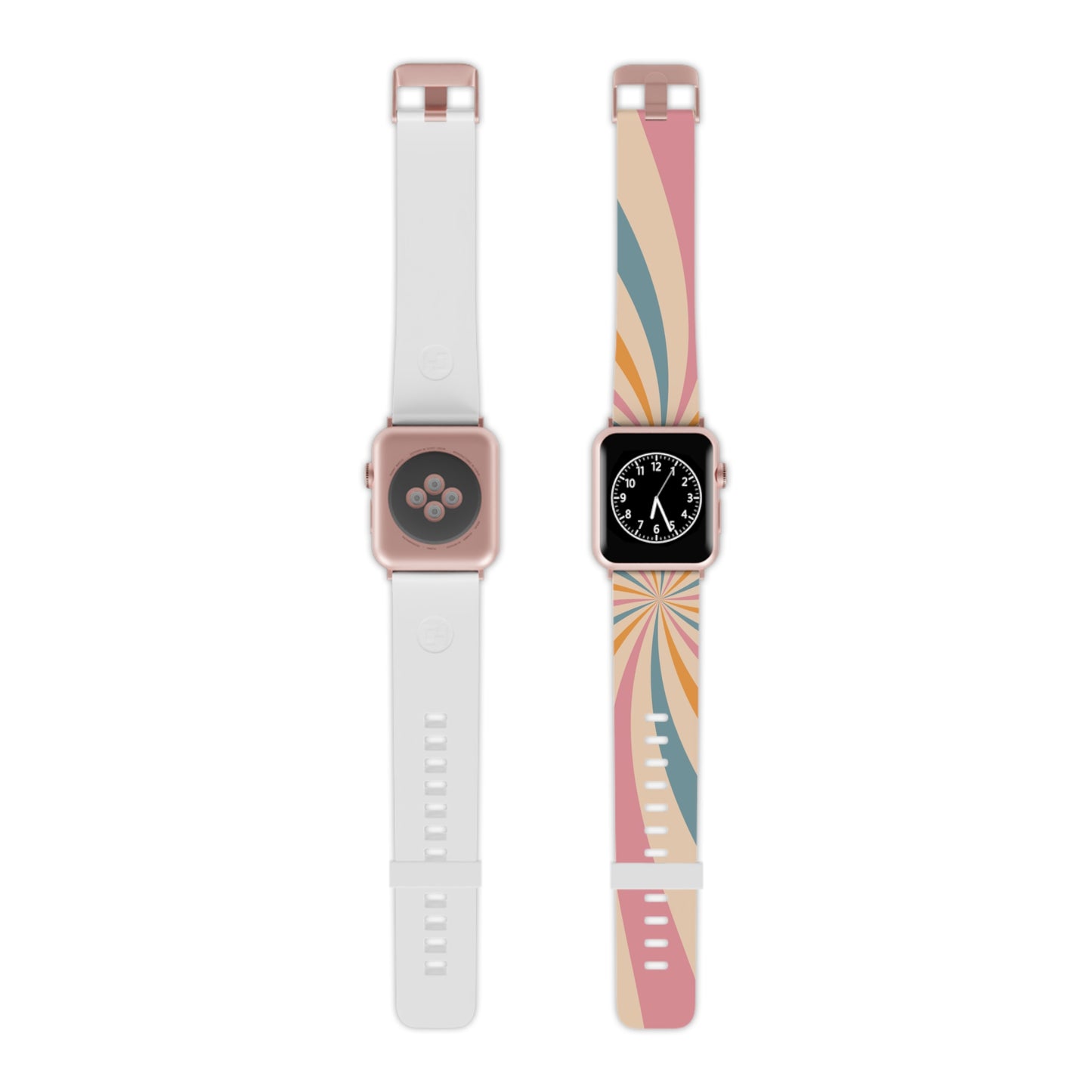 Retro Swirl Pattern Apple Band