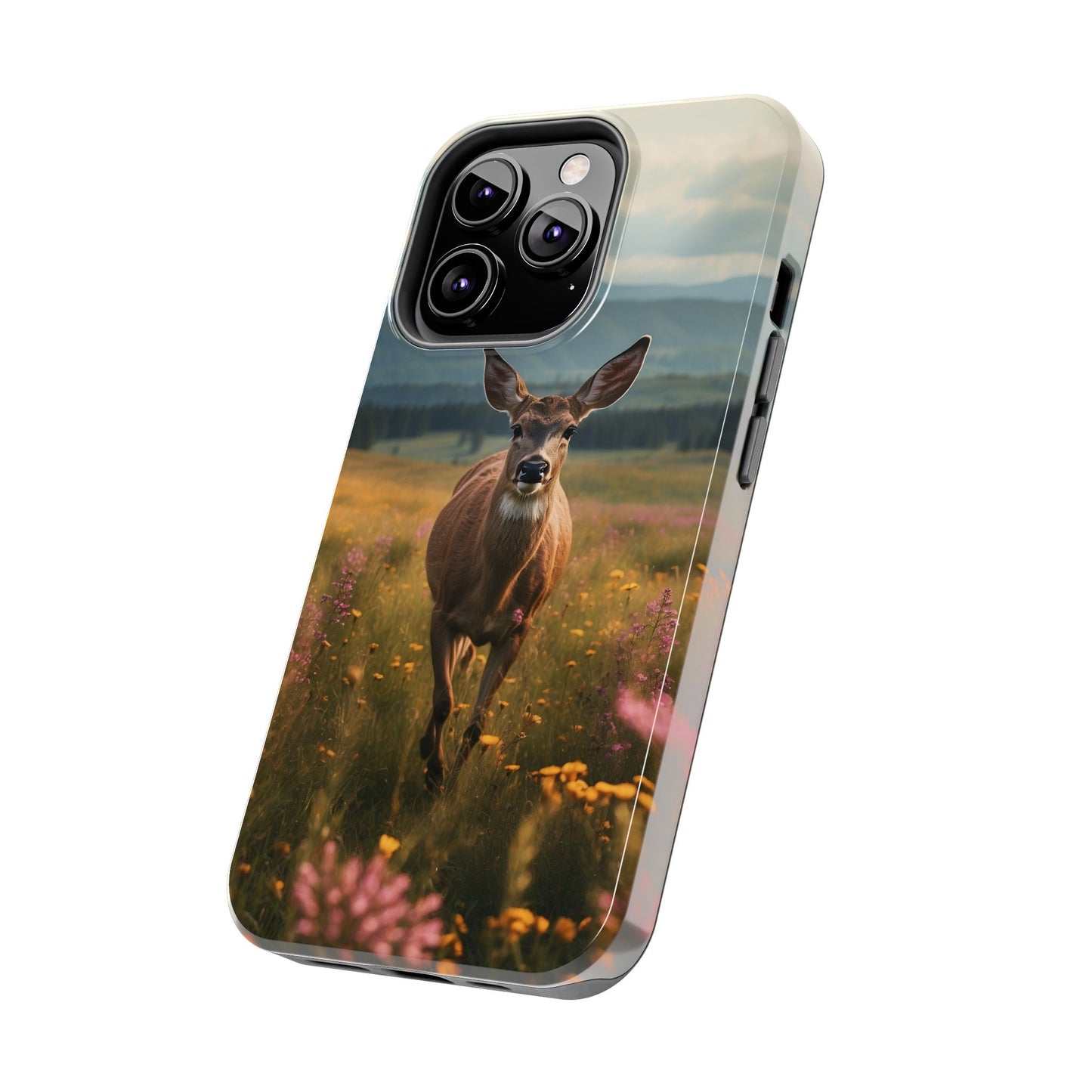 Rustic Meadow Deer – iPhone Case