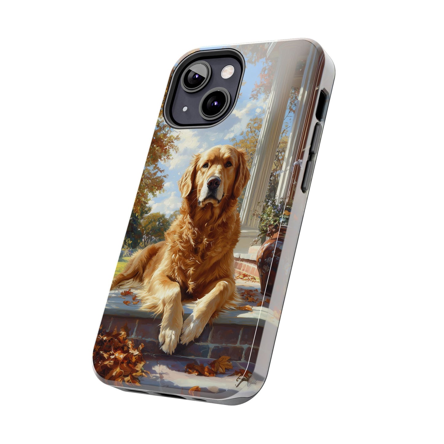 Golden Retriever Autumn Serenity - iPhone Series Case