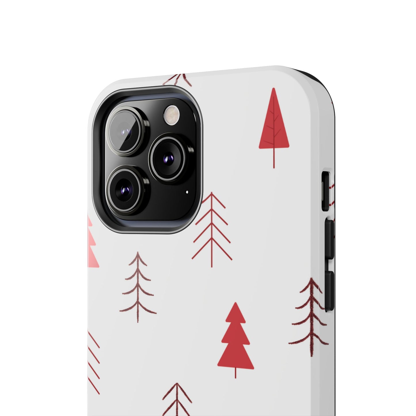 Scandi Red Pine Trees - iPhone Series Case