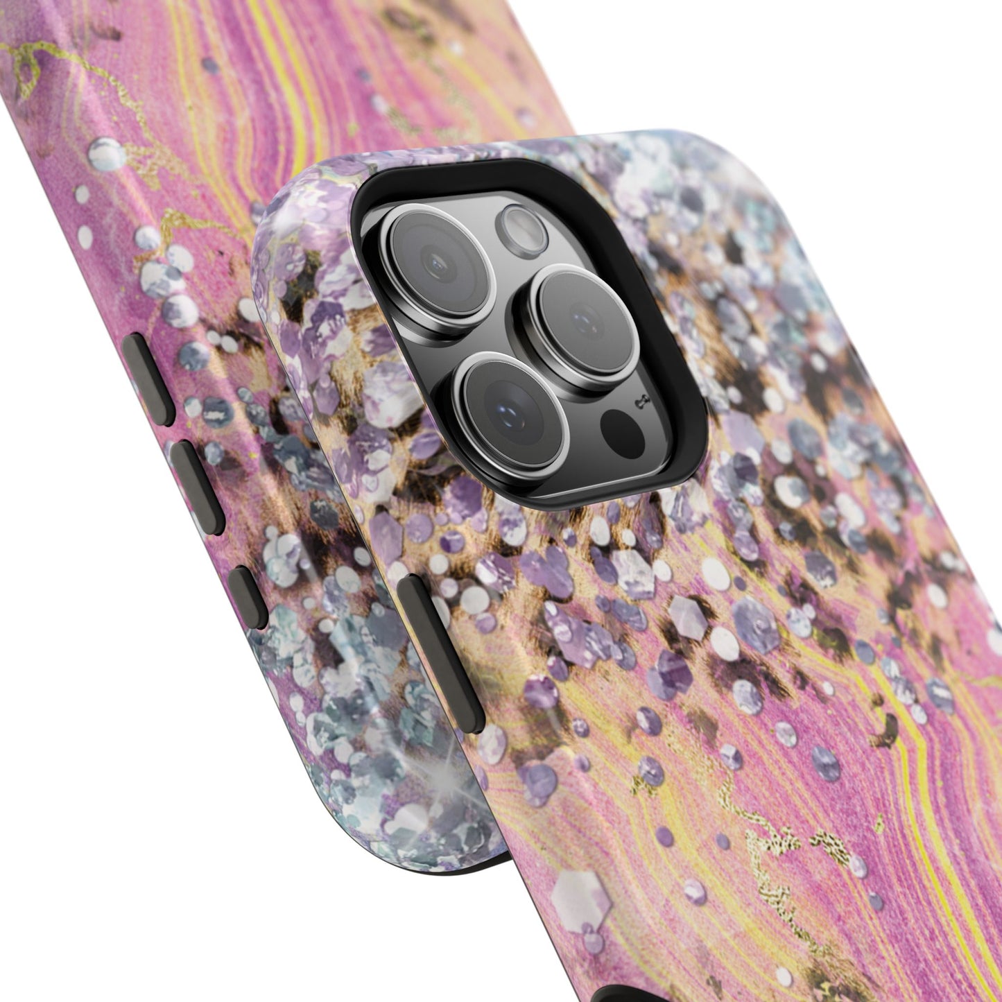 Glitter Glam Leopard – Magsafe iPhone Series Case