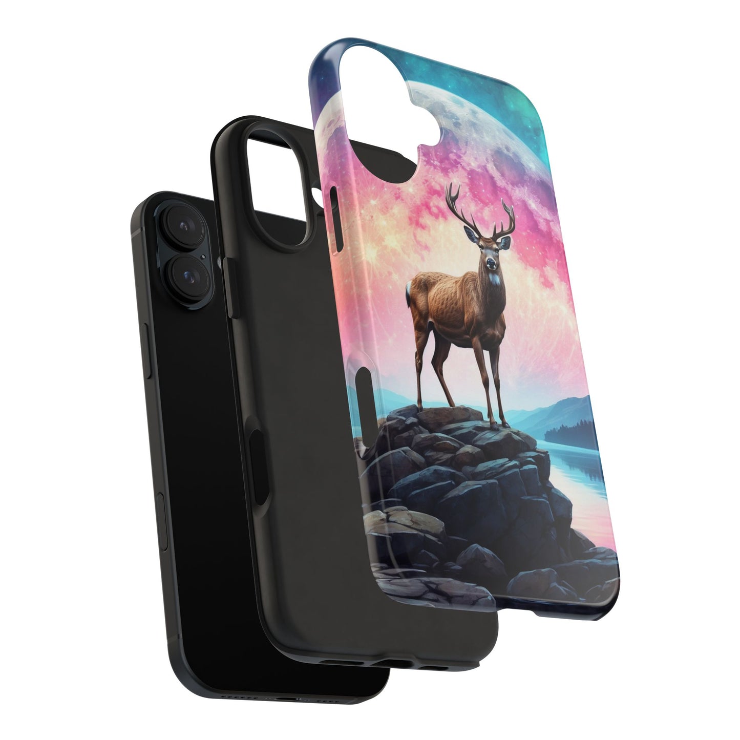 Stag in Moonlit Glow iPhone Case