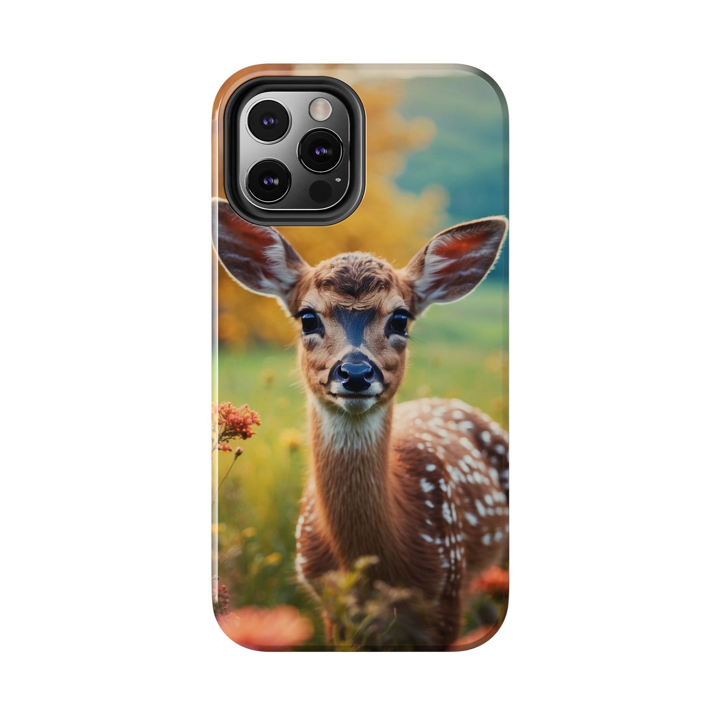 Golden Meadow Fawn iPhone Case
