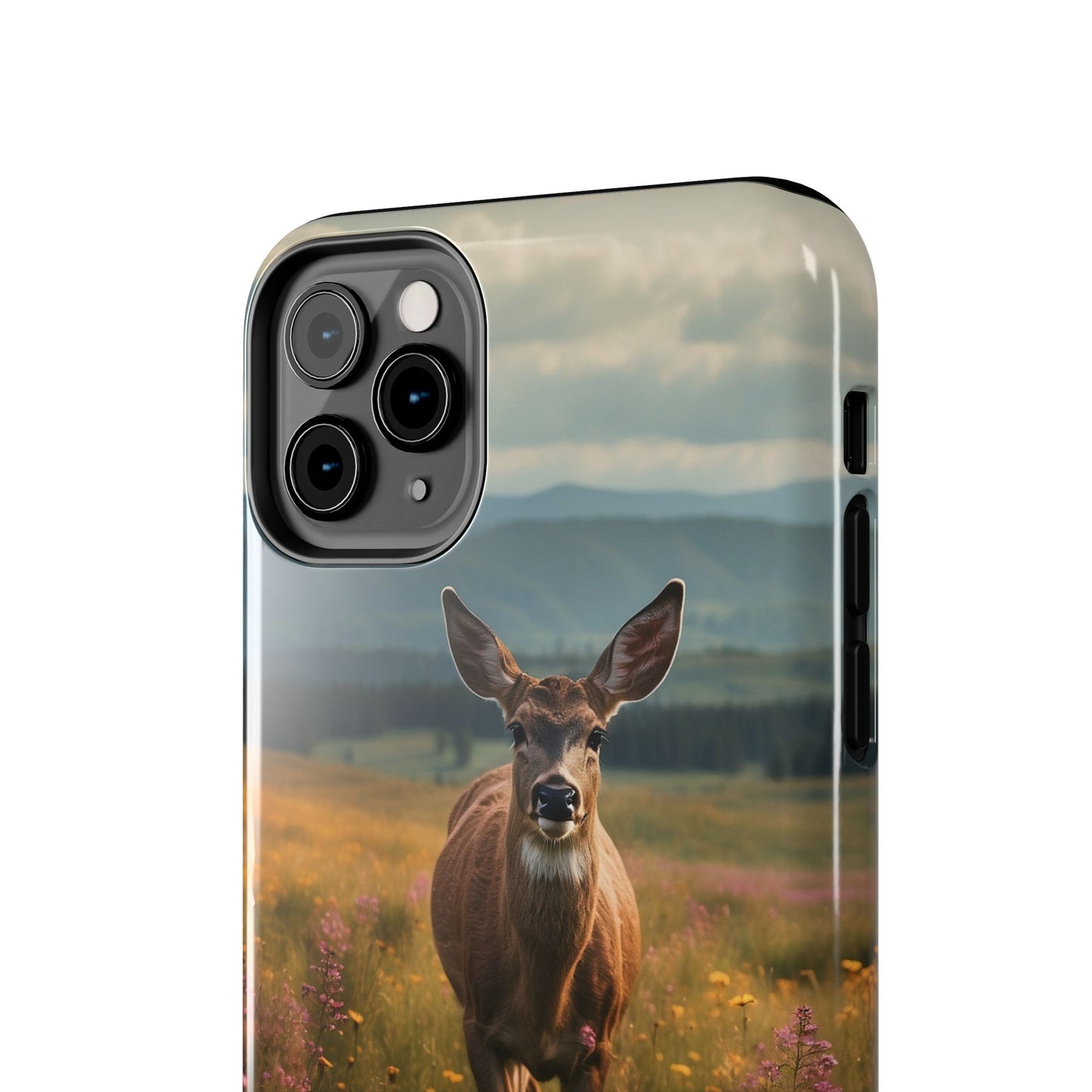Rustic Meadow Deer – iPhone Case