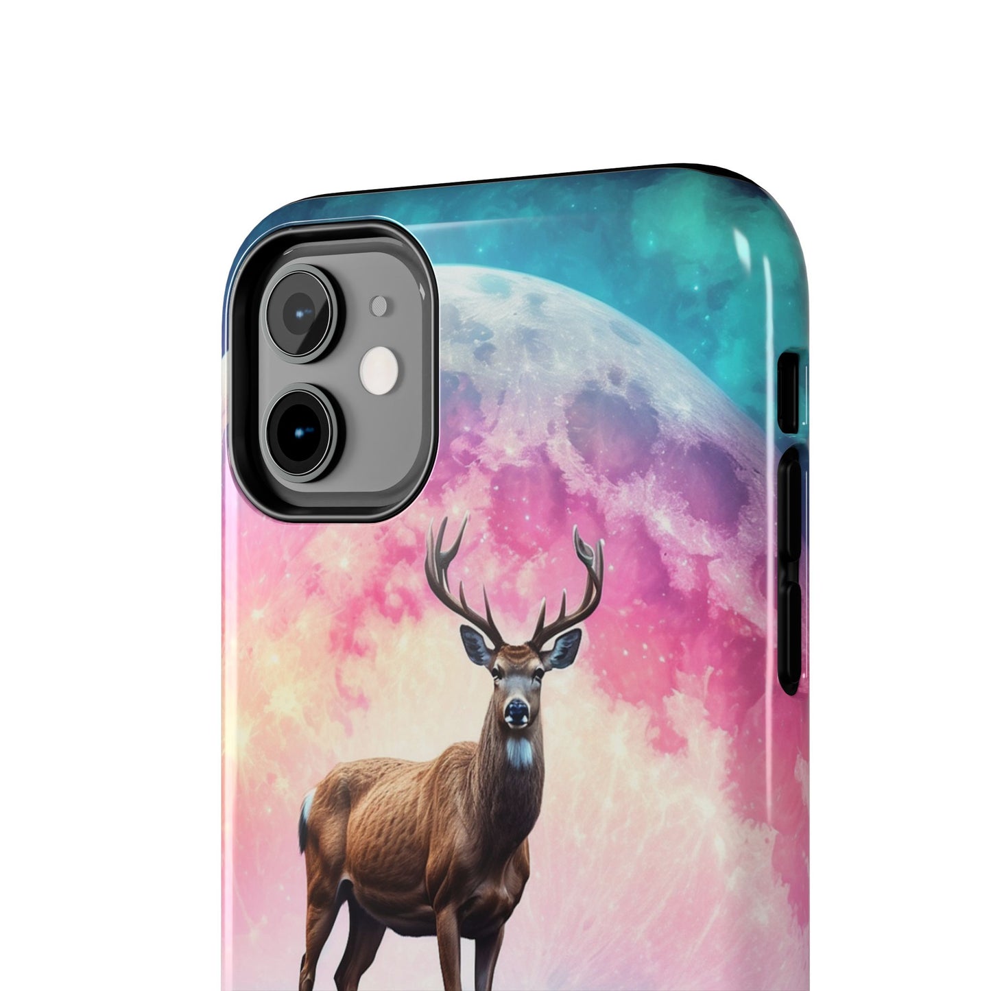 Stag in Moonlit Glow iPhone Case