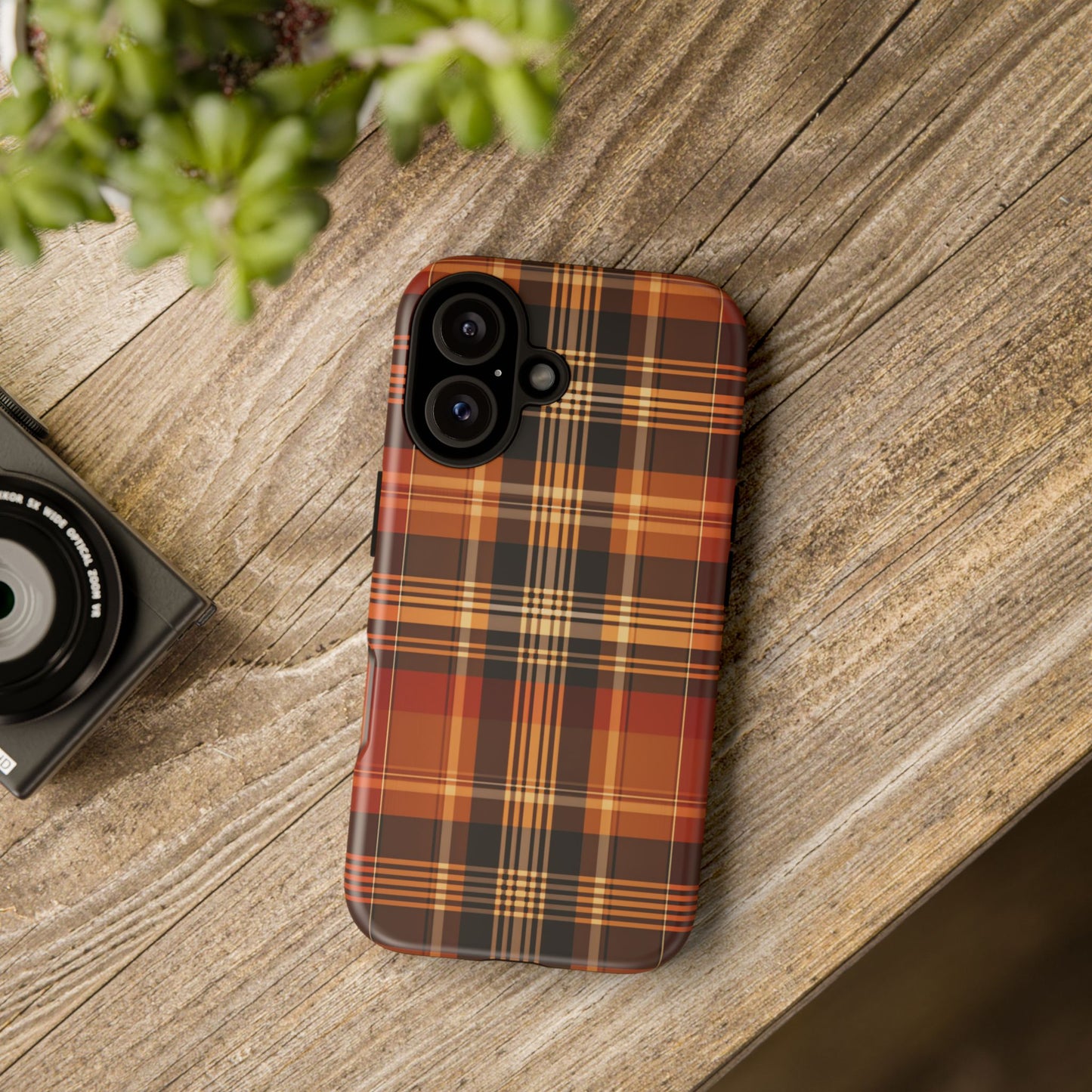 Vintage Charm Plaid Phone Case - Stylish Protection!