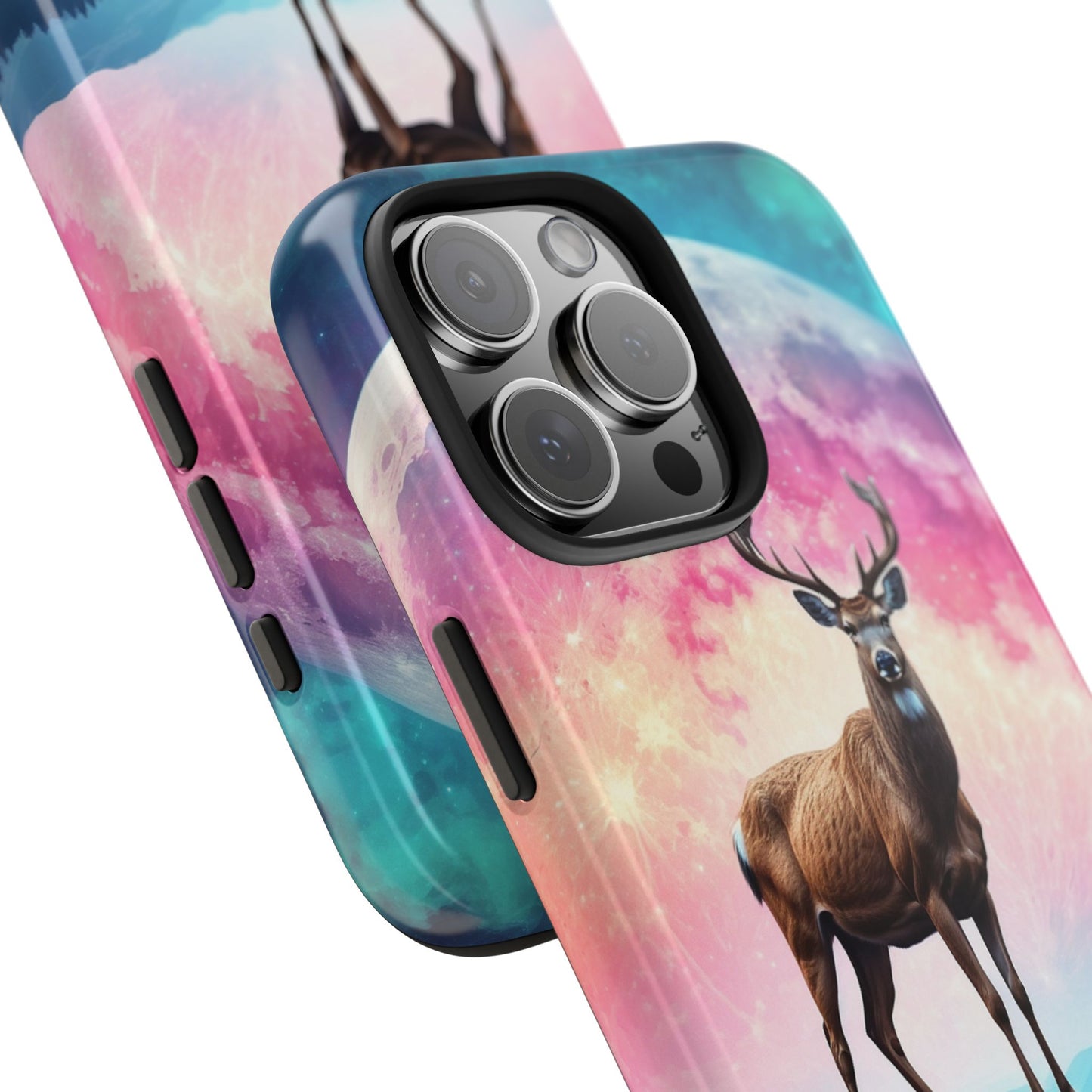 Stag in Moonlit Glow iPhone Case