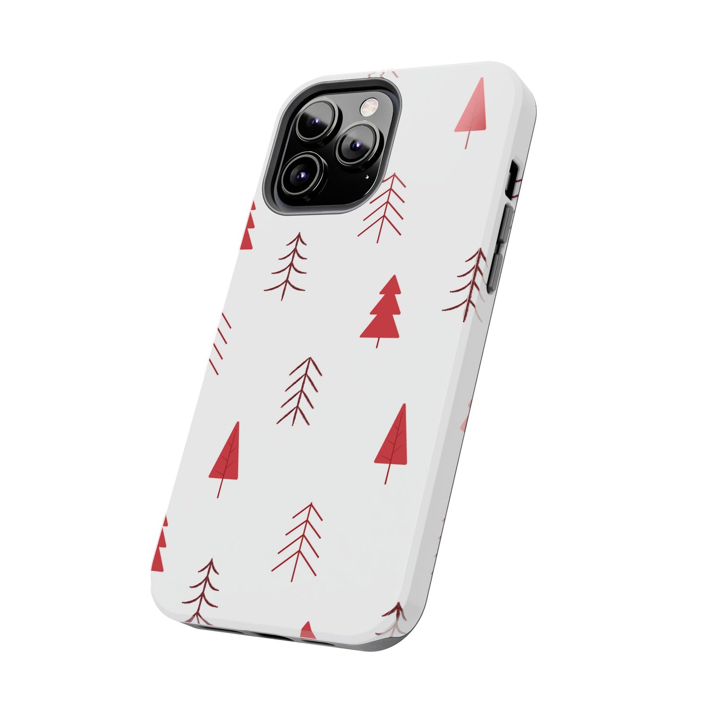 Scandi Red Pine Trees - iPhone Series Case