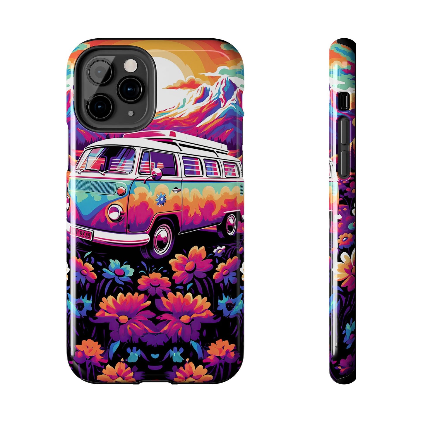 Groovy Floral Sunset Van – iPhone Series Case