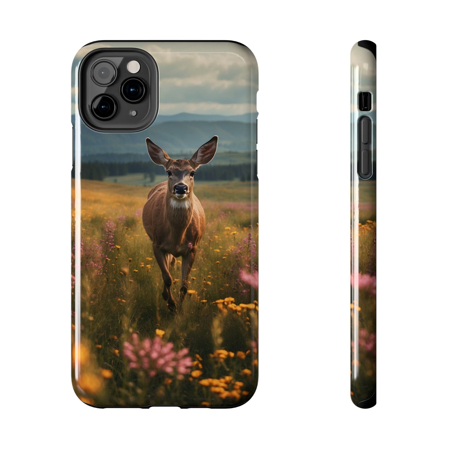 Rustic Meadow Deer – iPhone Case