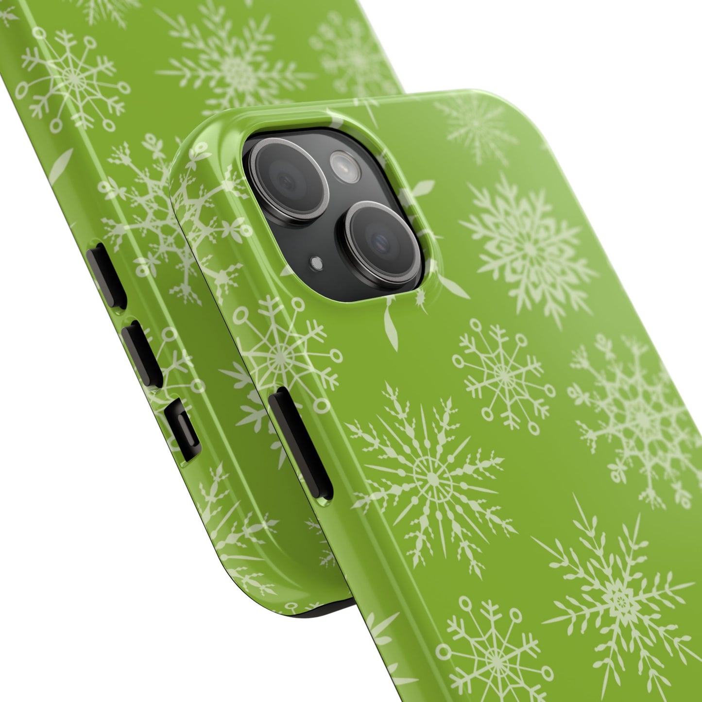 Green Snowflake Pattern – iPhone Series Case