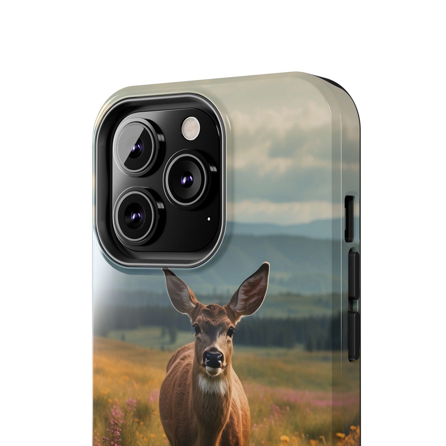 Rustic Meadow Deer – iPhone Case