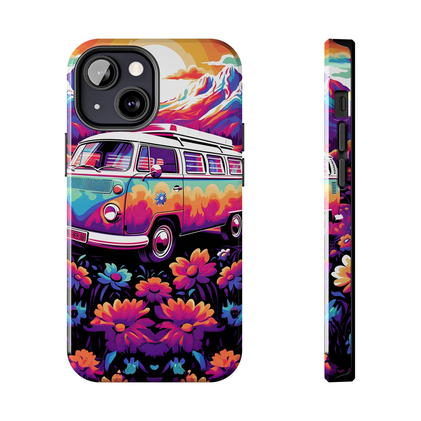 Groovy Floral Sunset Van – iPhone Series Case