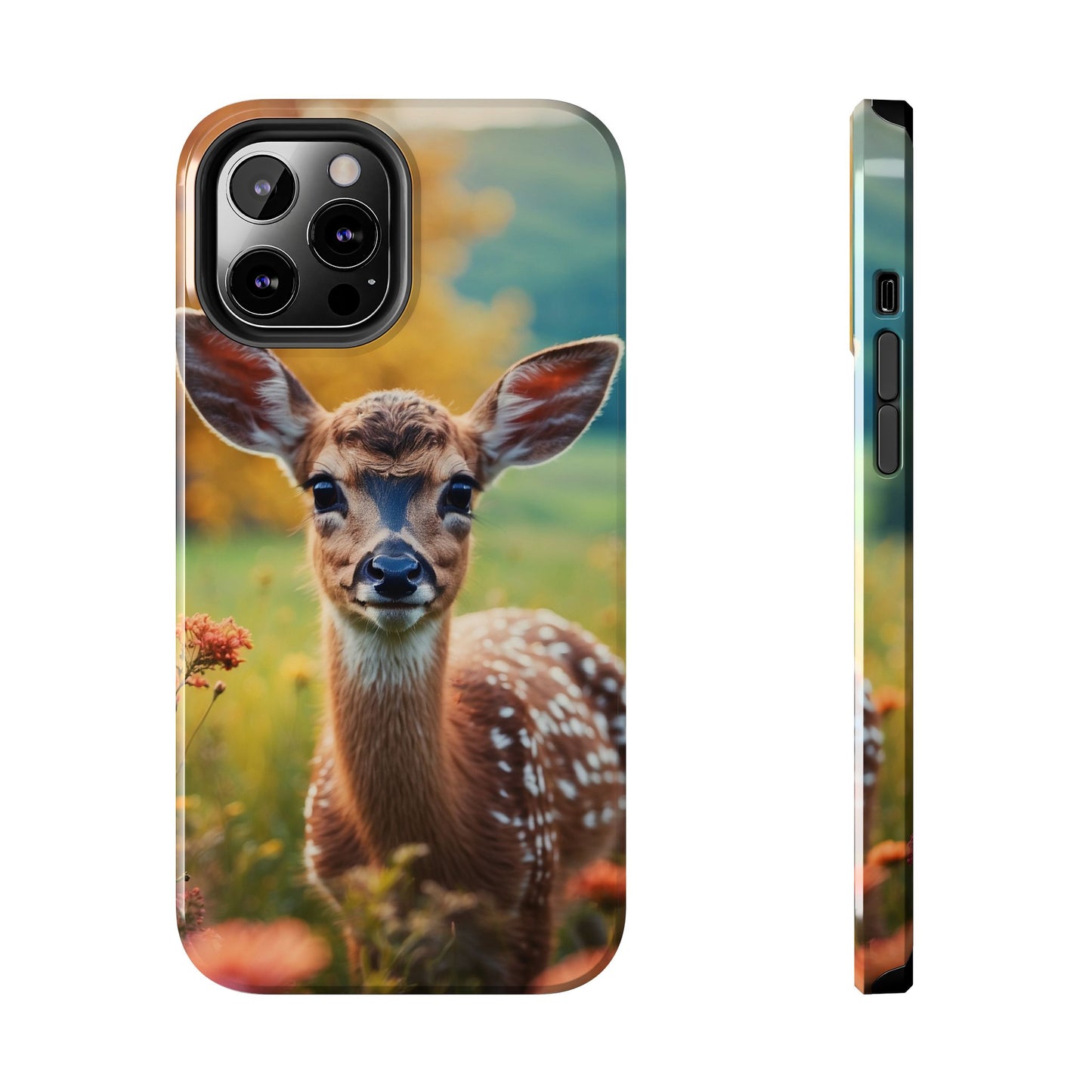 Golden Meadow Fawn iPhone Case