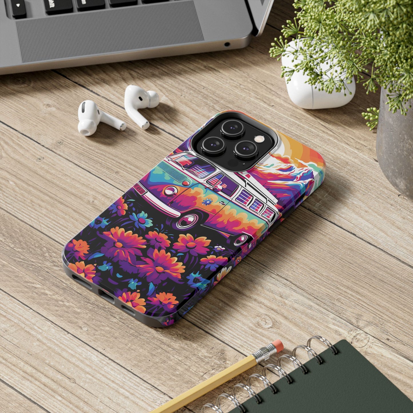 Groovy Floral Sunset Van – iPhone Series Case
