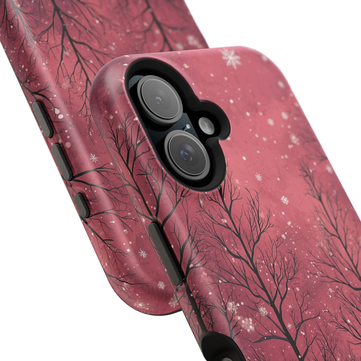 Pink Winter Twilight Forest - MagSafe iPhone Series Case